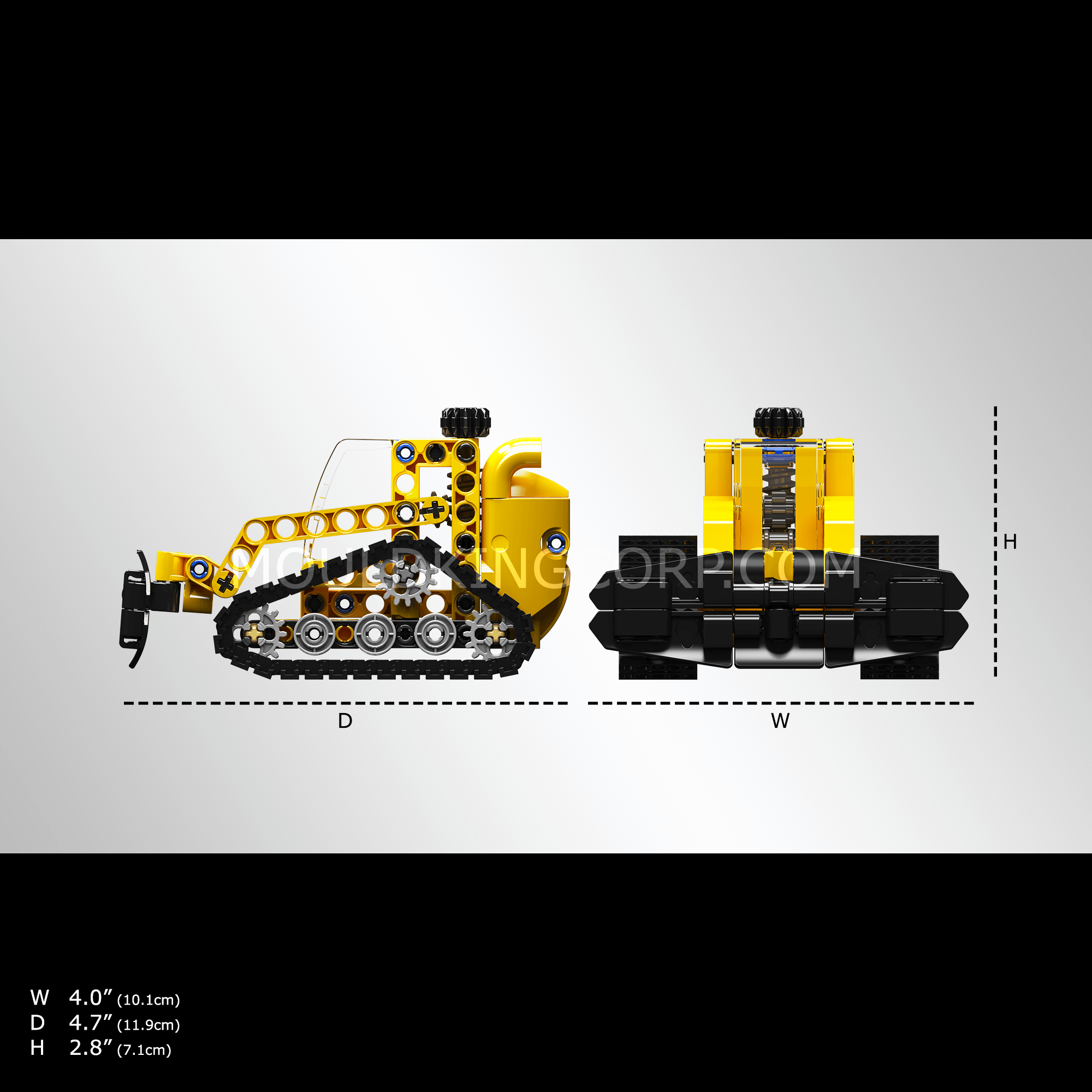 24015 Crawler Wrecker Building Toy Set | 188 PCS | Modular Building Blocks - Image 5 of 5 | TheBrickTube