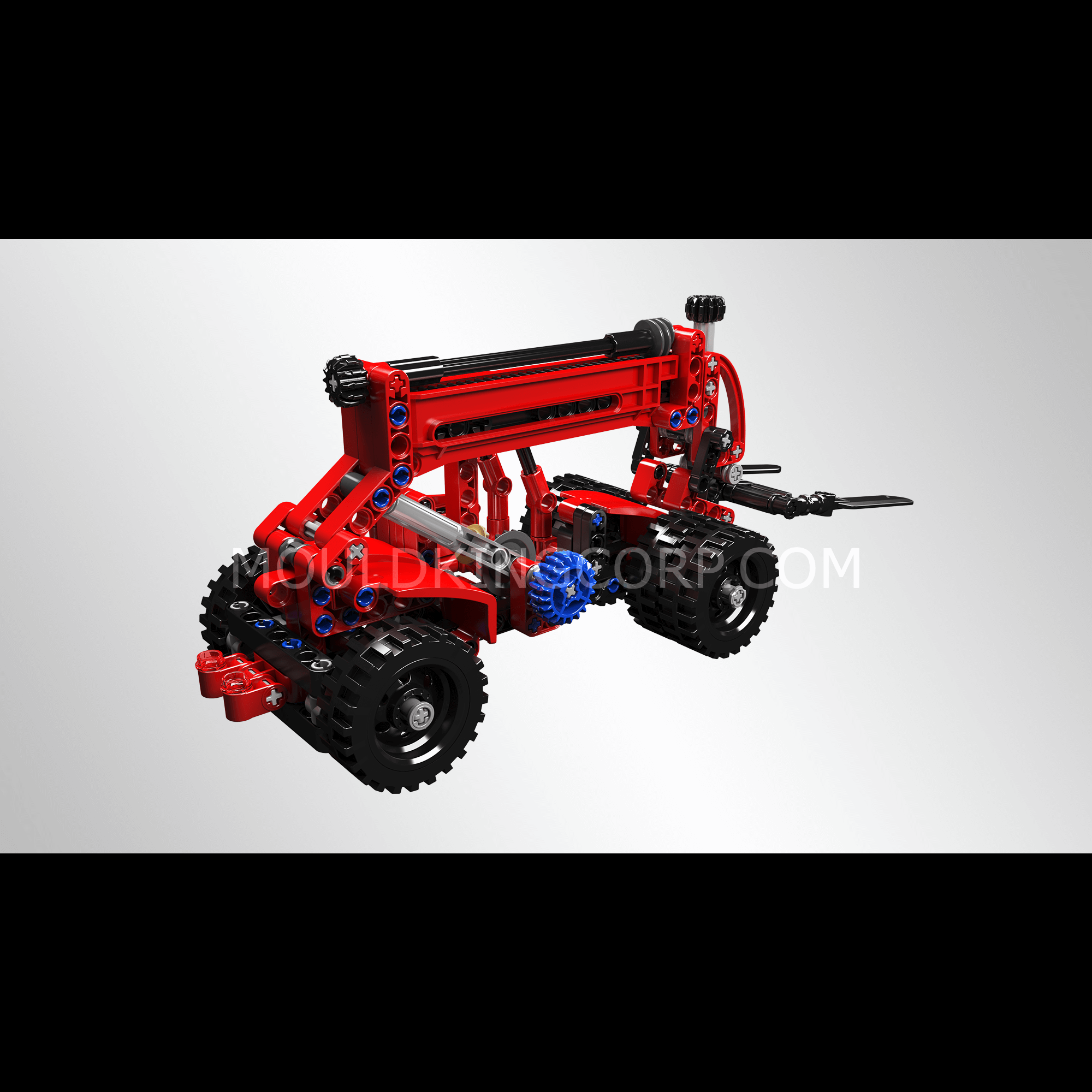 24016 Telehandler Building Toy Set | 218 PCS | Modular Building Blocks - Image 2 of 5 | TheBrickTube