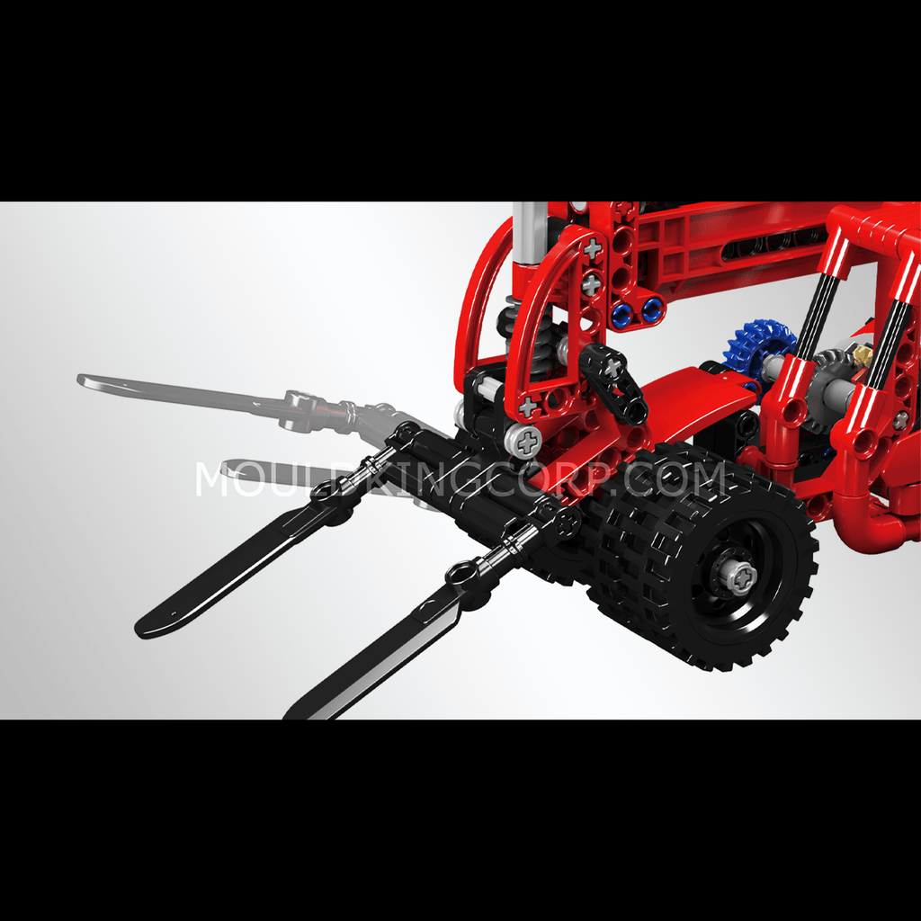 24016 Telehandler Building Toy Set | 218 PCS | Modular Building Blocks - Image 4 of 5 | TheBrickTube