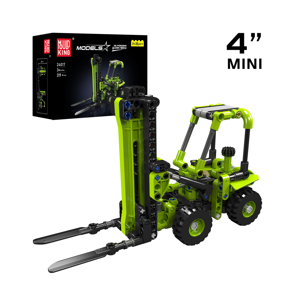 24017 Forklift Workshop Loading Vehicle Building Toy Set | 219 PCS - Main Image | TheBrickTube