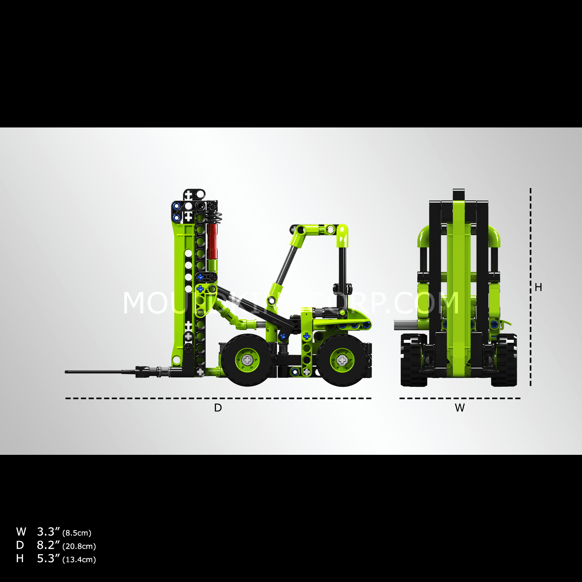 24017 Forklift Workshop Loading Vehicle Building Toy Set | 219 PCS - Image 5 of 5 | TheBrickTube