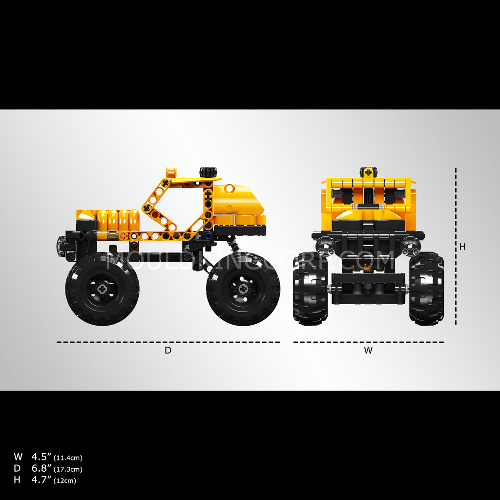24018 Off-road SUV Building Toy Set | 246 PCS | Modular Building Blocks - Image 5 of 5 | TheBrickTube