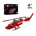 24022 Sparrow Helicopter Building Toy Set | 266 PCS | Military Building Blocks - Main Image | TheBrickTube