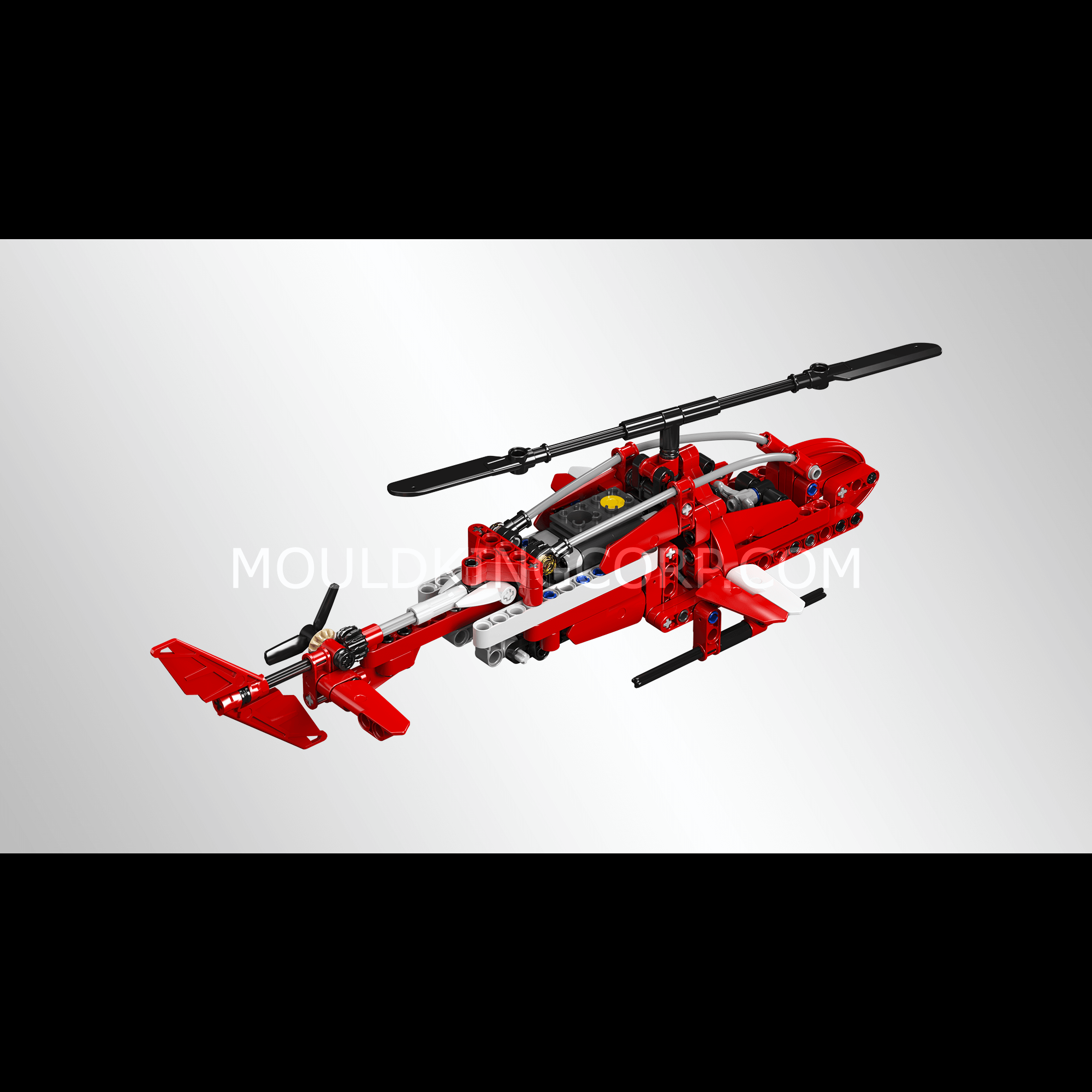 24022 Sparrow Helicopter Building Toy Set | 266 PCS | Military Building Blocks - Image 2 of 5 | TheBrickTube