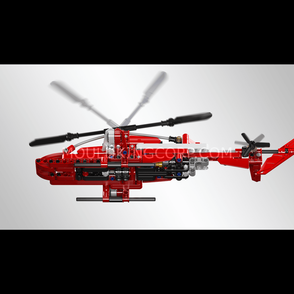 24022 Sparrow Helicopter Building Toy Set | 266 PCS | Military Building Blocks - Image 4 of 5 | TheBrickTube