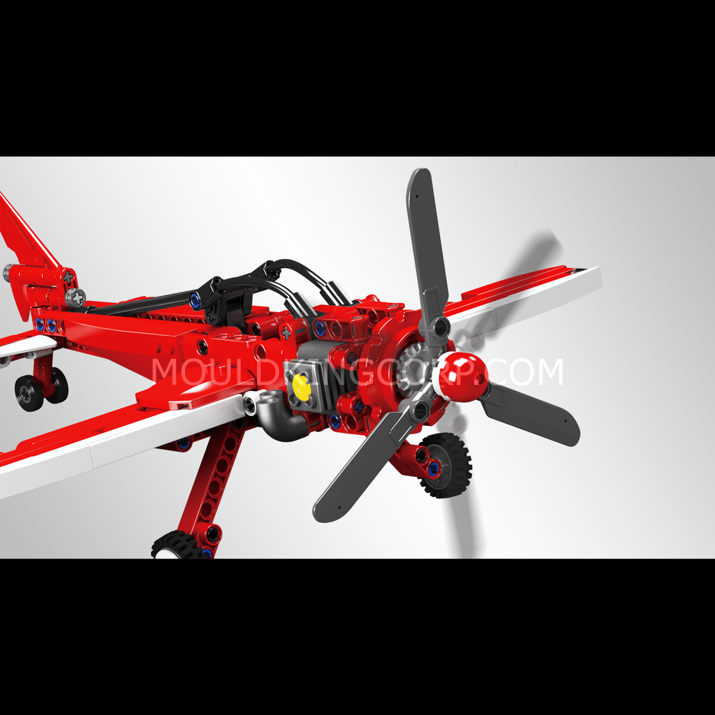 24023 Racing Plane Building Toy Set | 252 PCS | Building Blocks Set - Image 4 of 5 | TheBrickTube