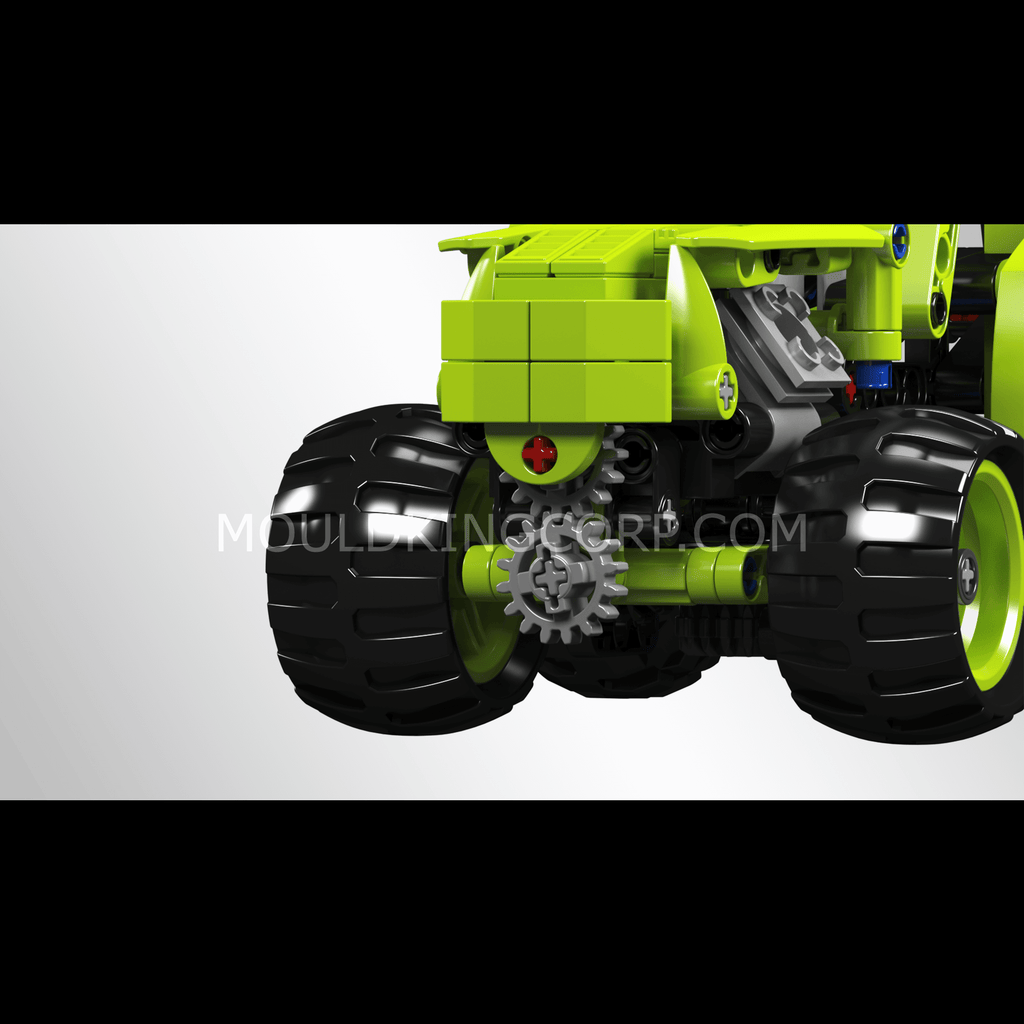 24024 Farm Tractor Building Toy Set | 242 PCS | Building Blocks Set - Image 3 of 5 | TheBrickTube