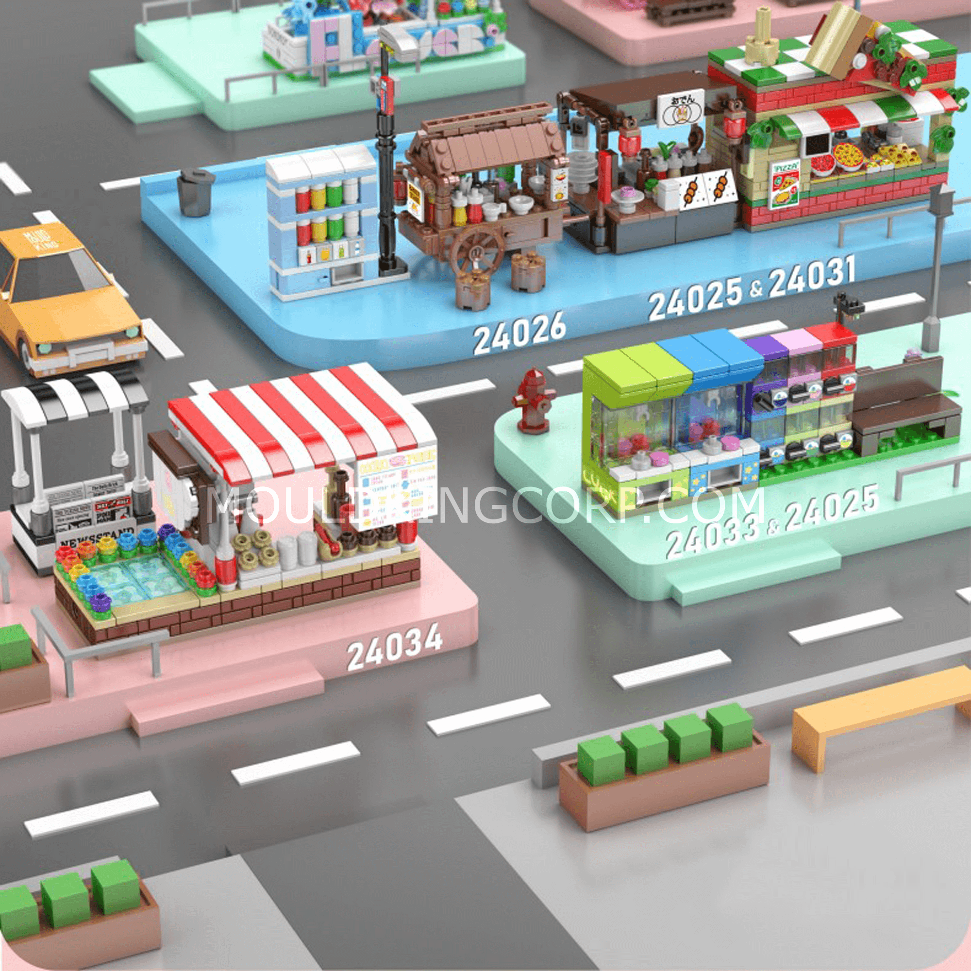 24032 Flower Shop Buidling Toy Set | 261 Pcs | Floral Building Blocks - Image 5 of 8 | TheBrickTube