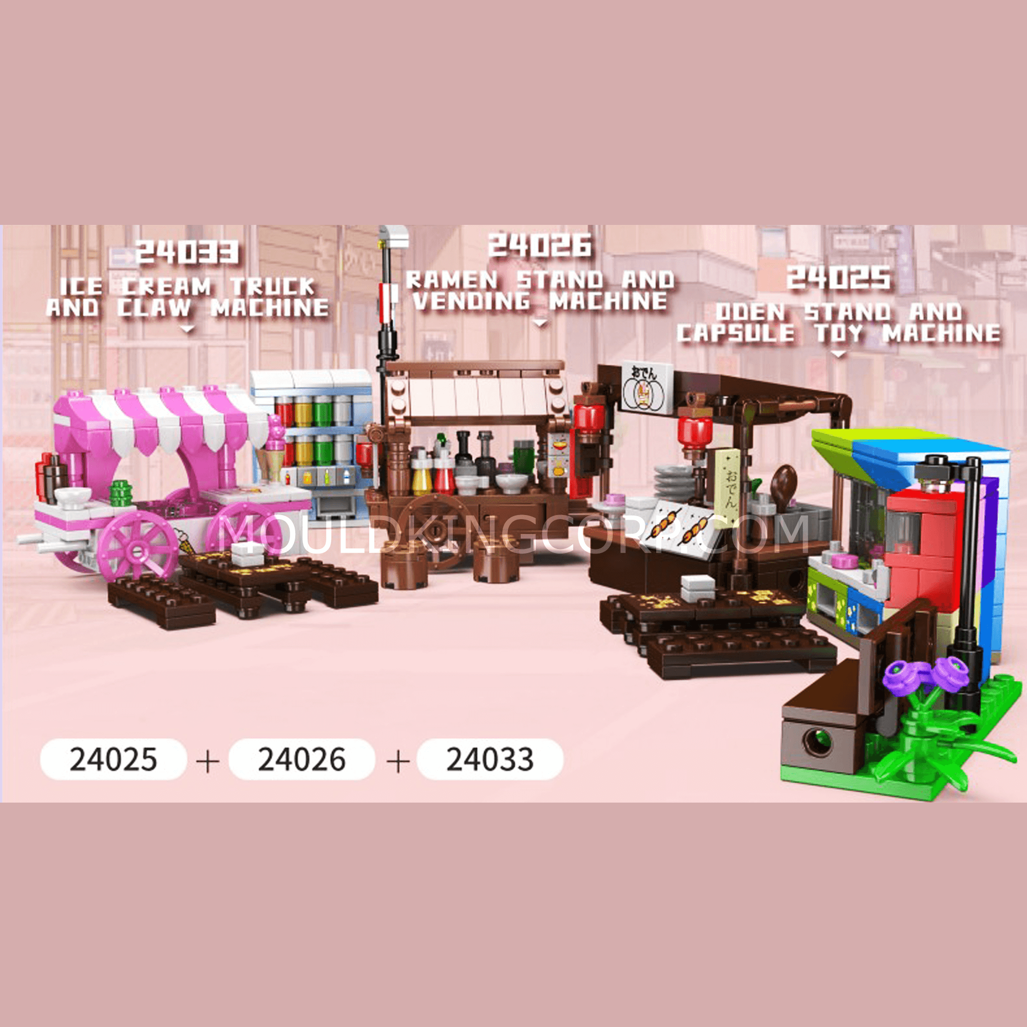 24034 Coffee Shop & Newsstand Building Set | 265 Pcs - Image 8 of 8 | TheBrickTube