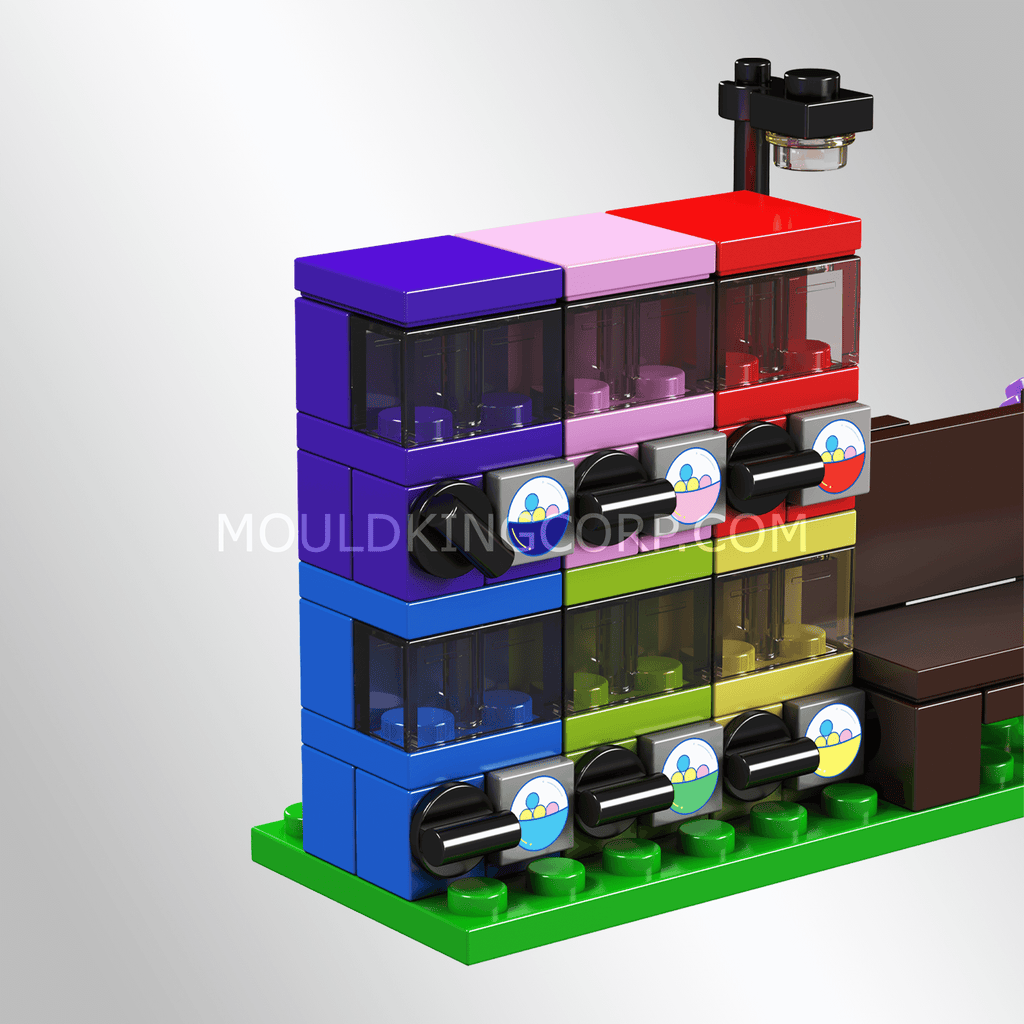 24025 Oden Stand & Capsule Toy Machine Building Set | 265 Pcs - Image 3 of 8 | TheBrickTube
