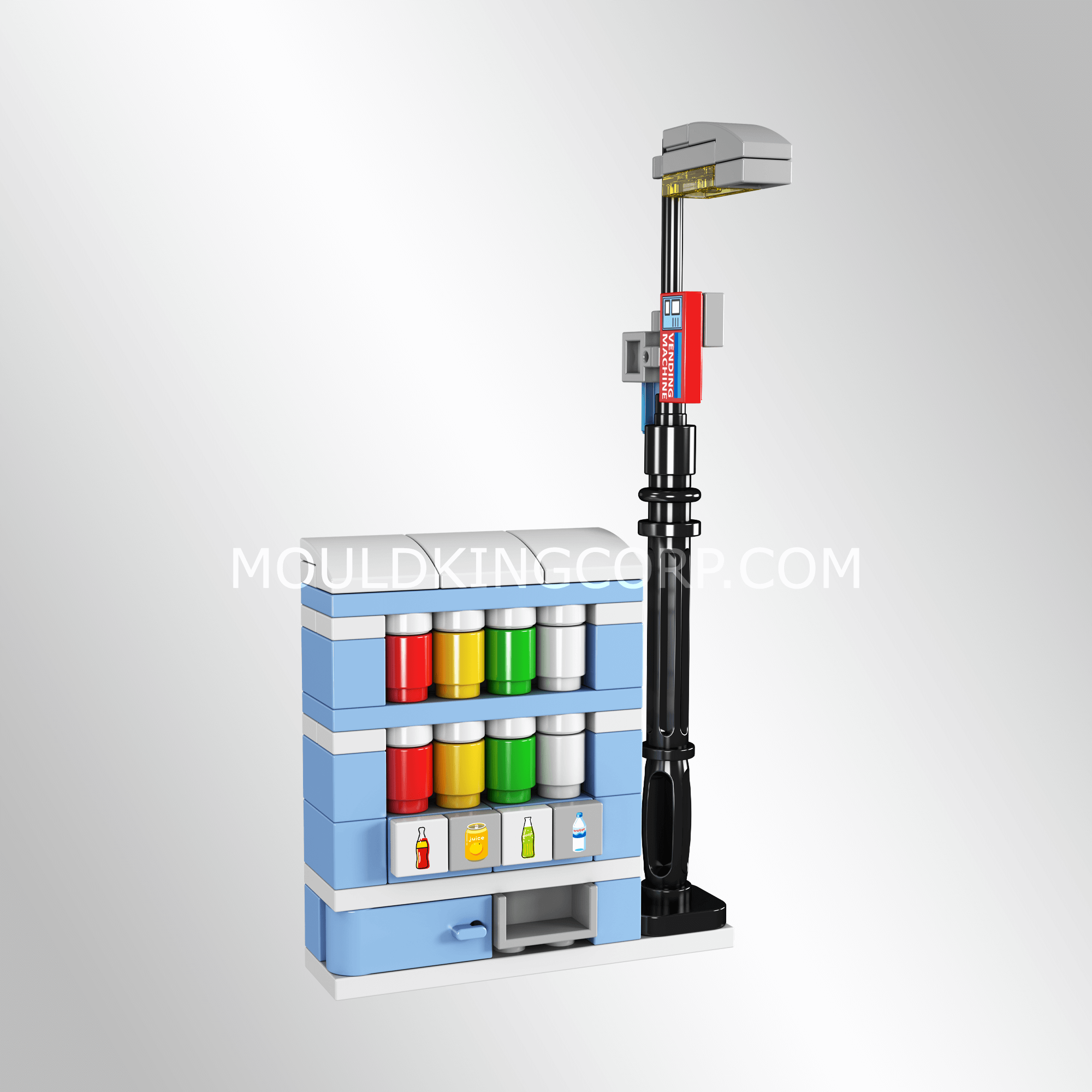 24026 Ramen Stand & Vending Machine Building Set | 256 Pcs - Image 2 of 8 | TheBrickTube