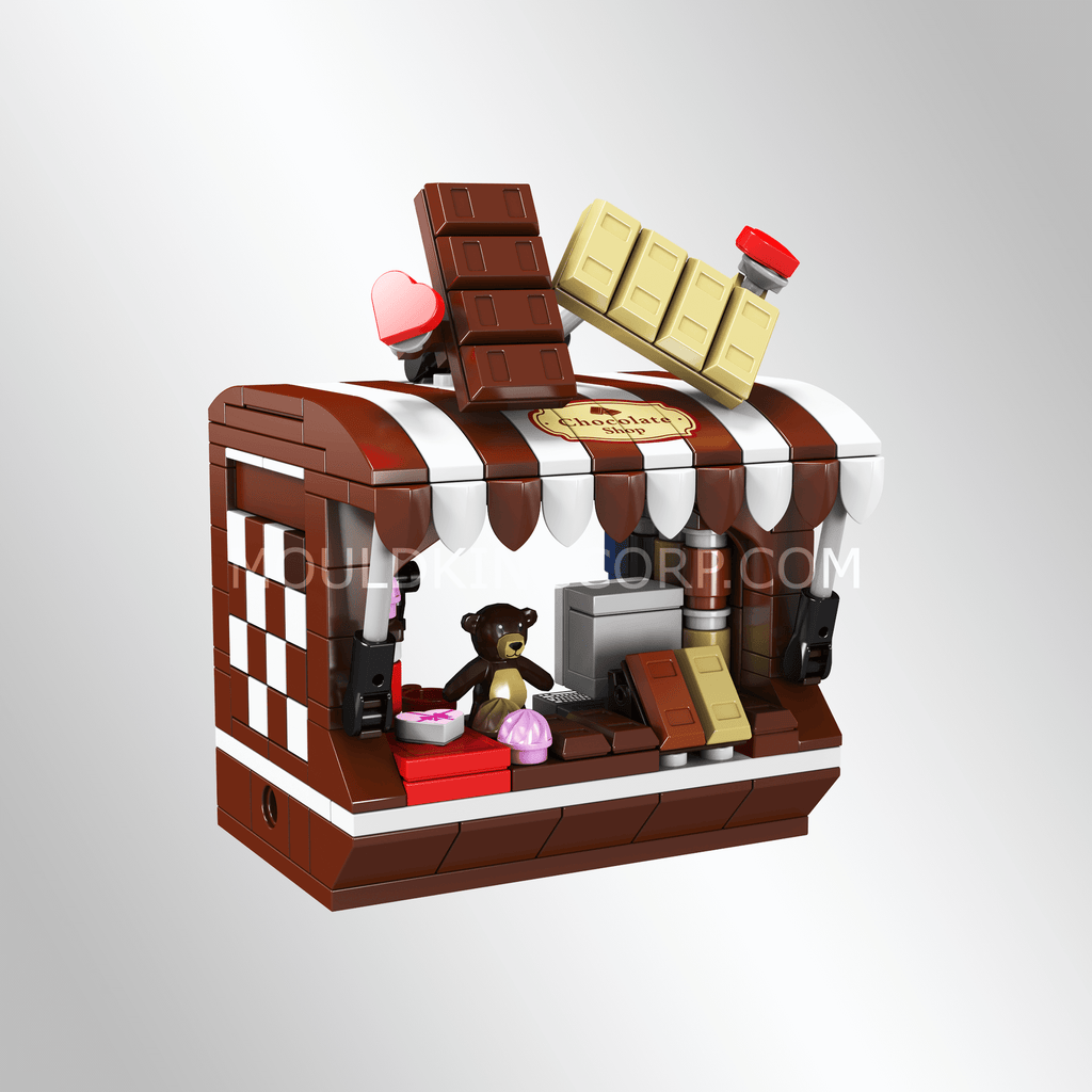24027 Chocolate Shop Building Toy Set | 255 Pcs | Modular Building Blocks - Image 2 of 8 | TheBrickTube