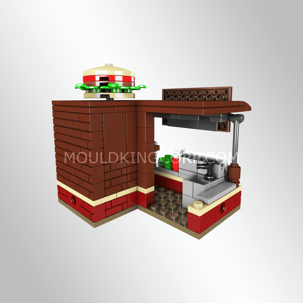24028 BBQ Stand Building Toy Set | 249 Pcs | Modular Building Blocks - Image 2 of 8 | TheBrickTube