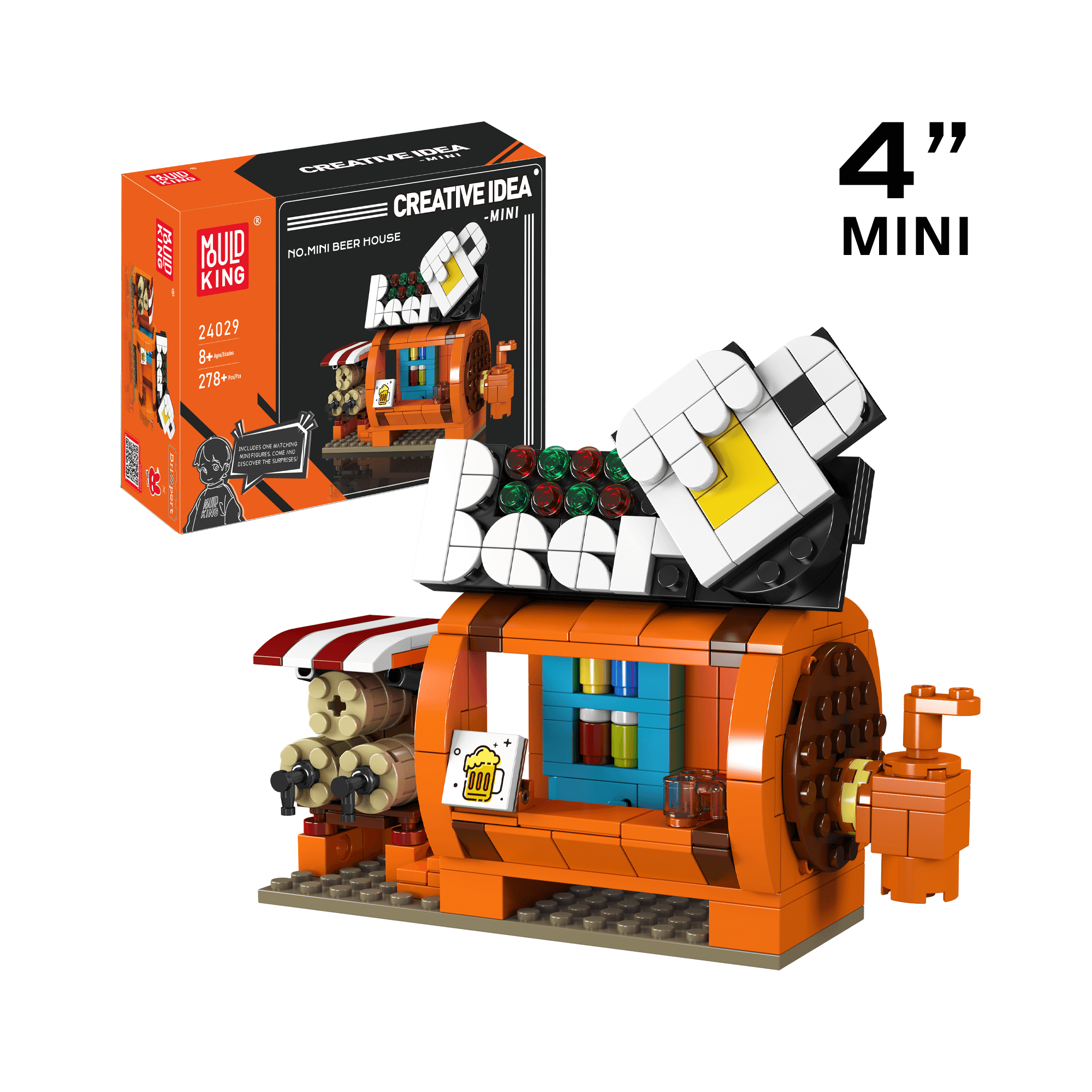 24029 Beer House Building Toy Set | 278 Pcs | Modular Building Blocks - Main Image | TheBrickTube