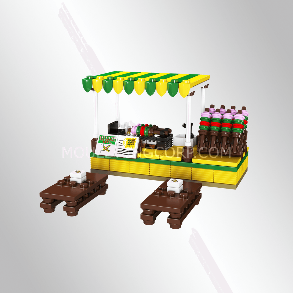 24030 Skewer Stand Building Toy Set | 243 Pcs | Modular Building Blocks - Image 3 of 8 | TheBrickTube