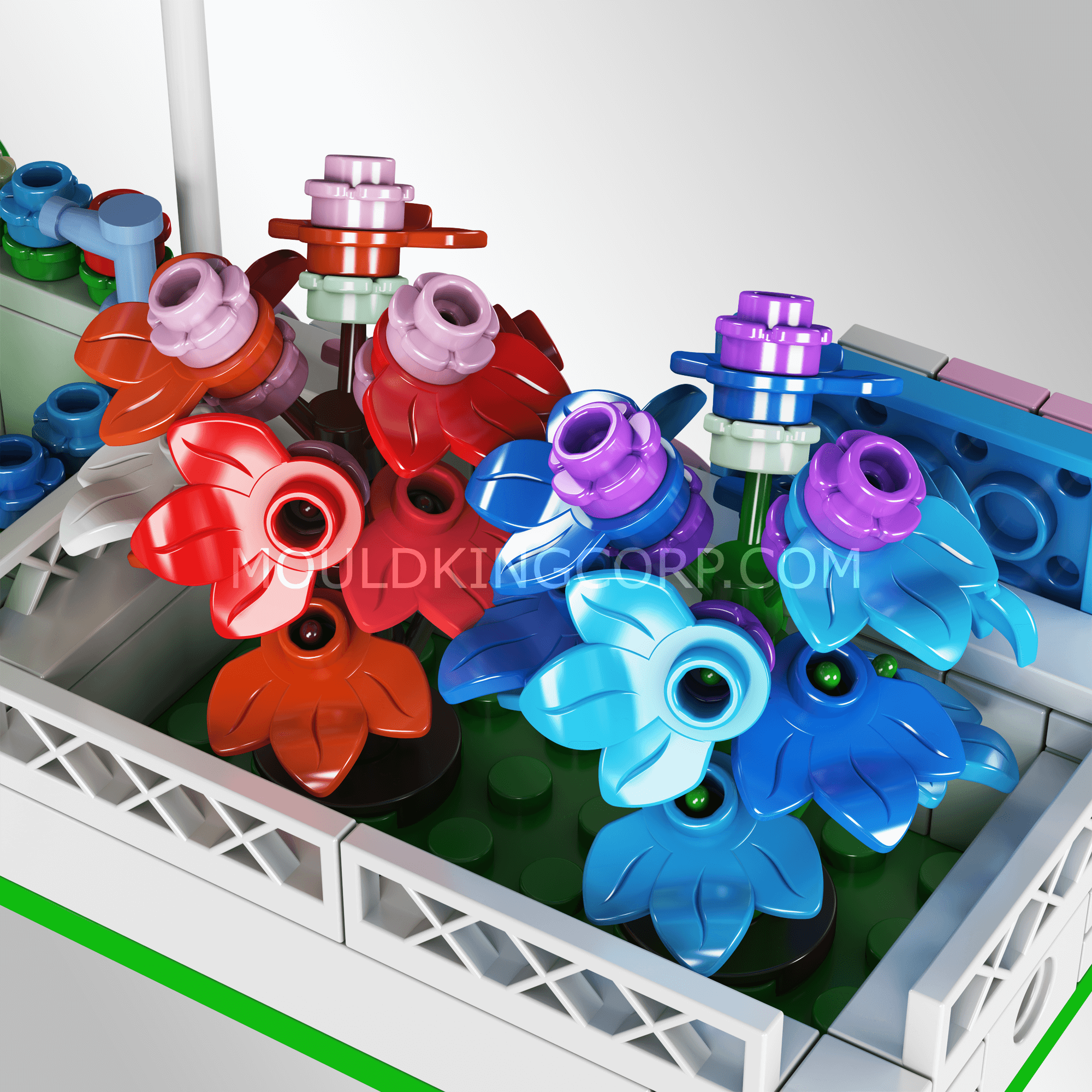 24032 Flower Shop Buidling Toy Set | 261 Pcs | Floral Building Blocks - Image 2 of 8 | TheBrickTube