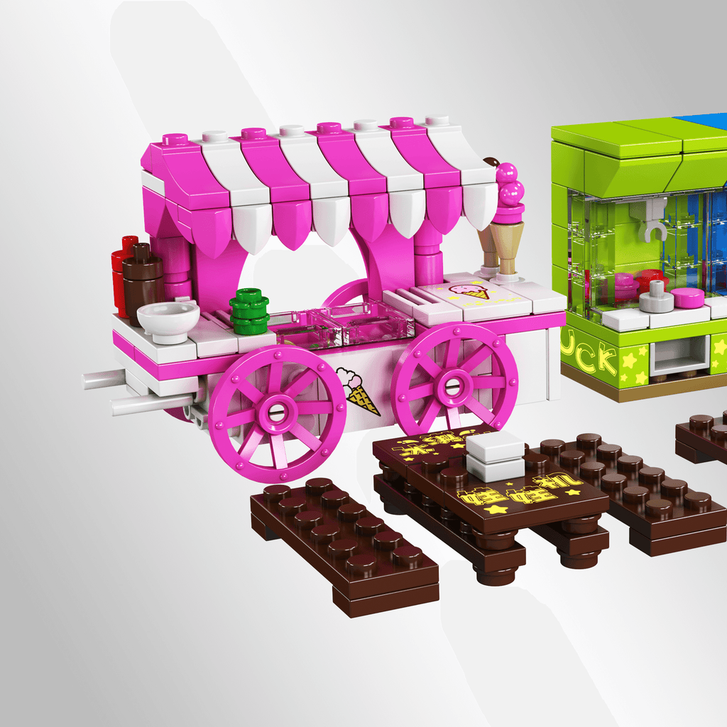 24033 Ice Scream Truck & Claw Machine Building Set | 269 Pcs - Image 3 of 8 | TheBrickTube