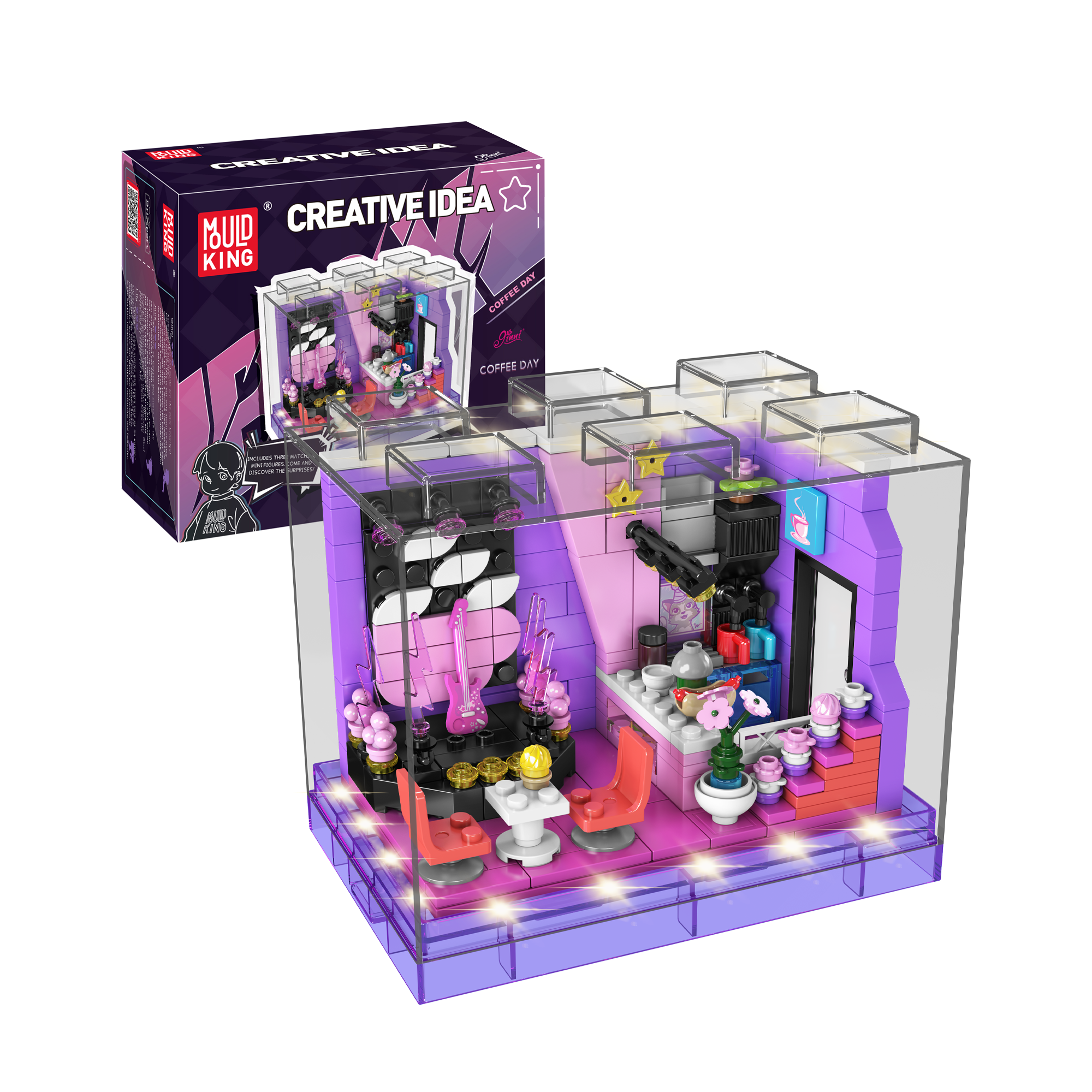 24036 Coffee Day Building Block Set | 366 Pcs - Main Image | TheBrickTube