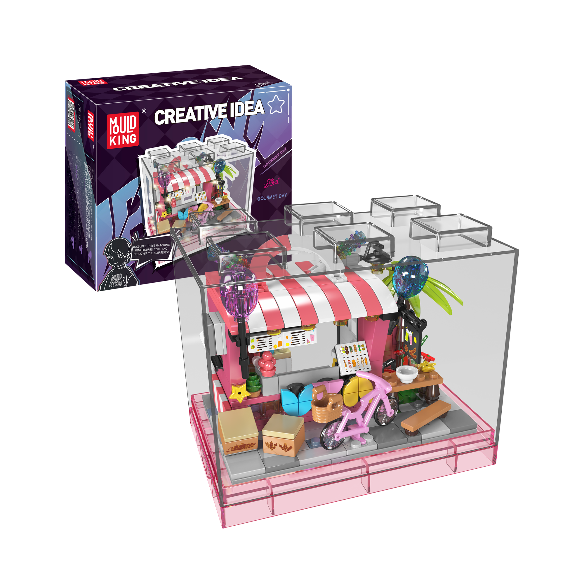 24039 Gourmet Food Shop Building Set | 394 Pcs - Main Image | TheBrickTube