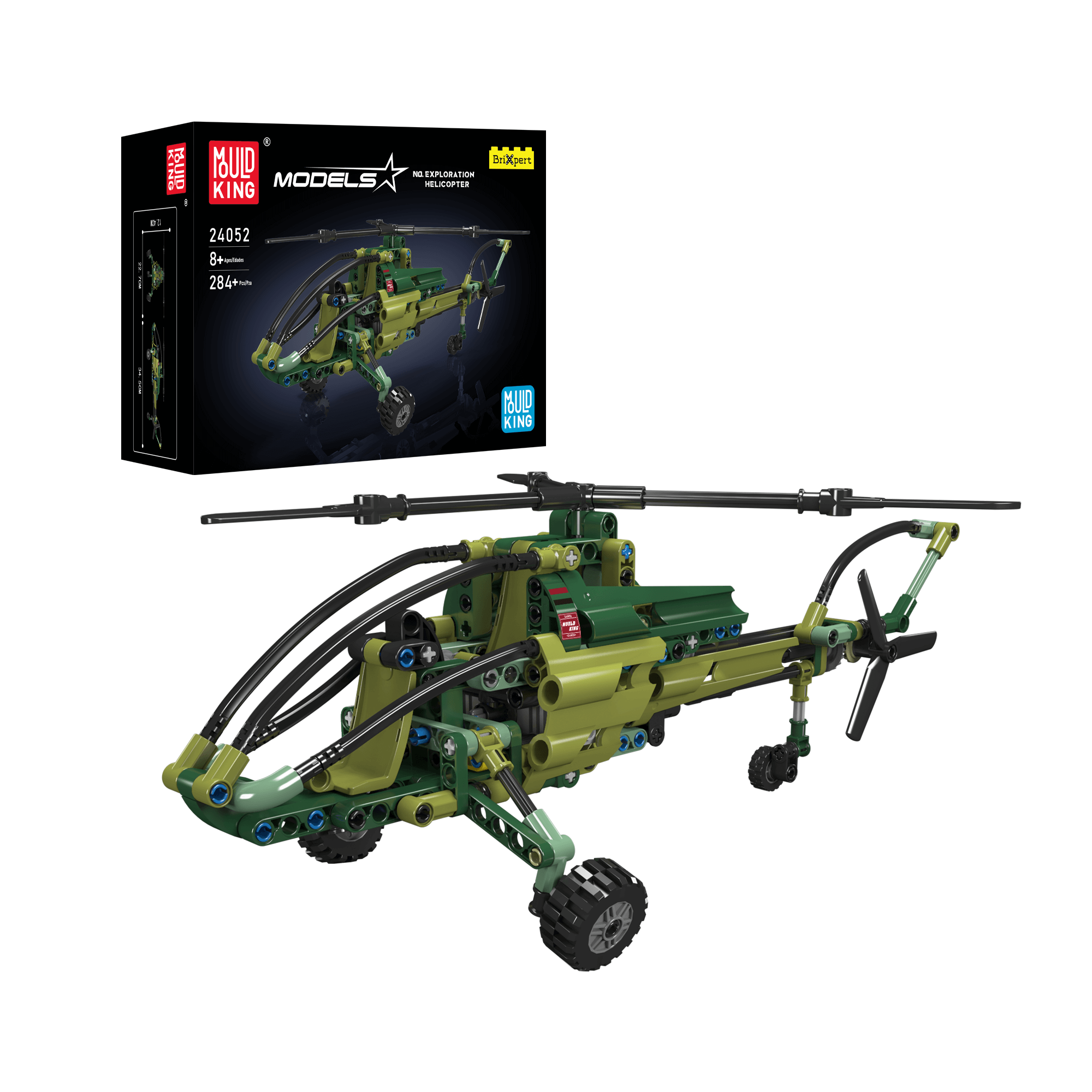24052 Exploration Helicopter Model Building Set | 284 Pcs - Main Image | TheBrickTube