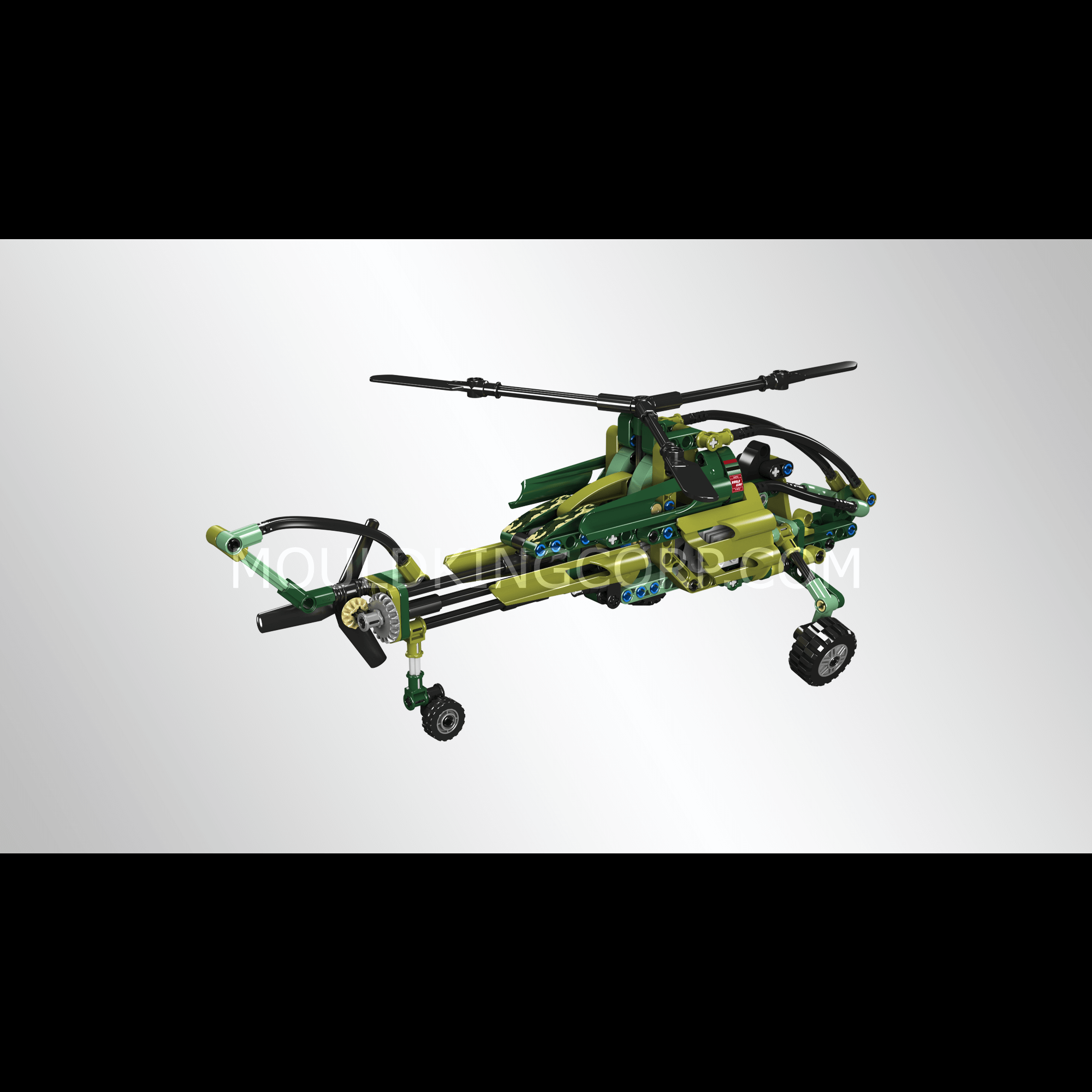 24052 Exploration Helicopter Model Building Set | 284 Pcs - Image 2 of 5 | TheBrickTube