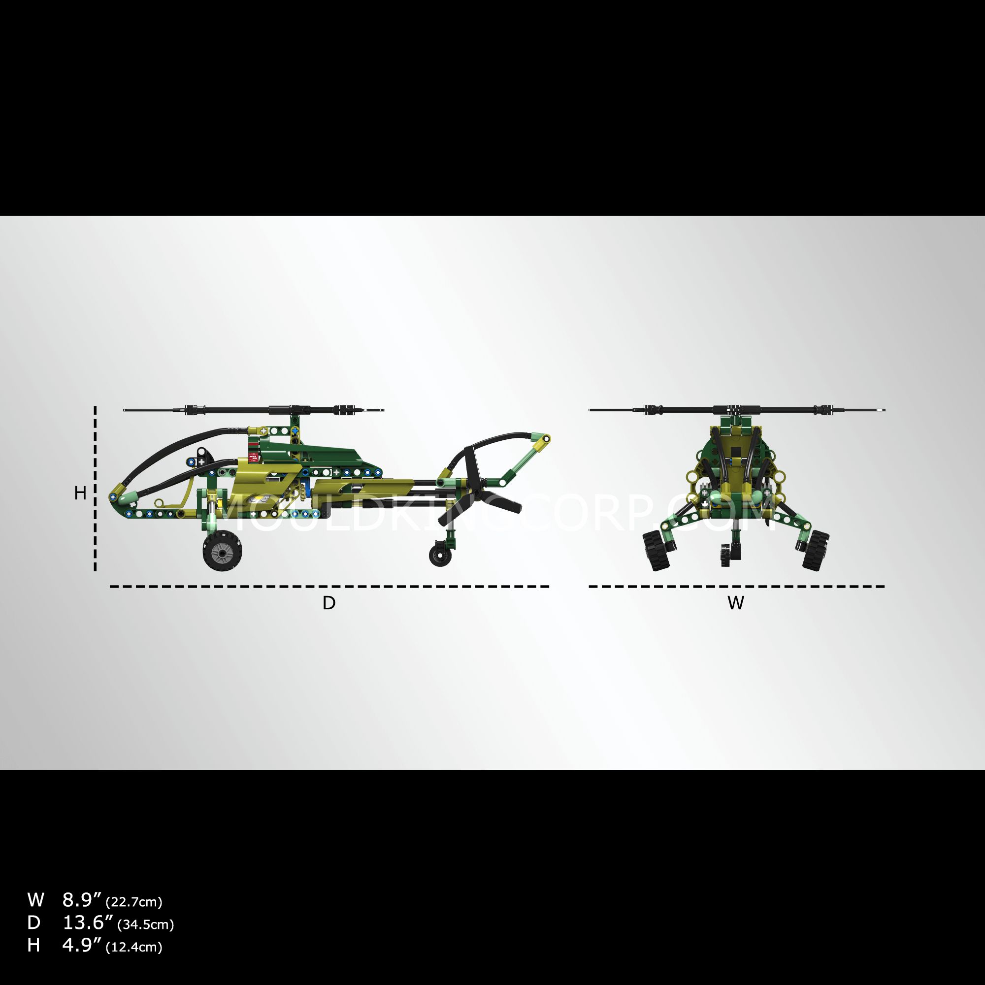 24052 Exploration Helicopter Model Building Set | 284 Pcs - Image 5 of 5 | TheBrickTube