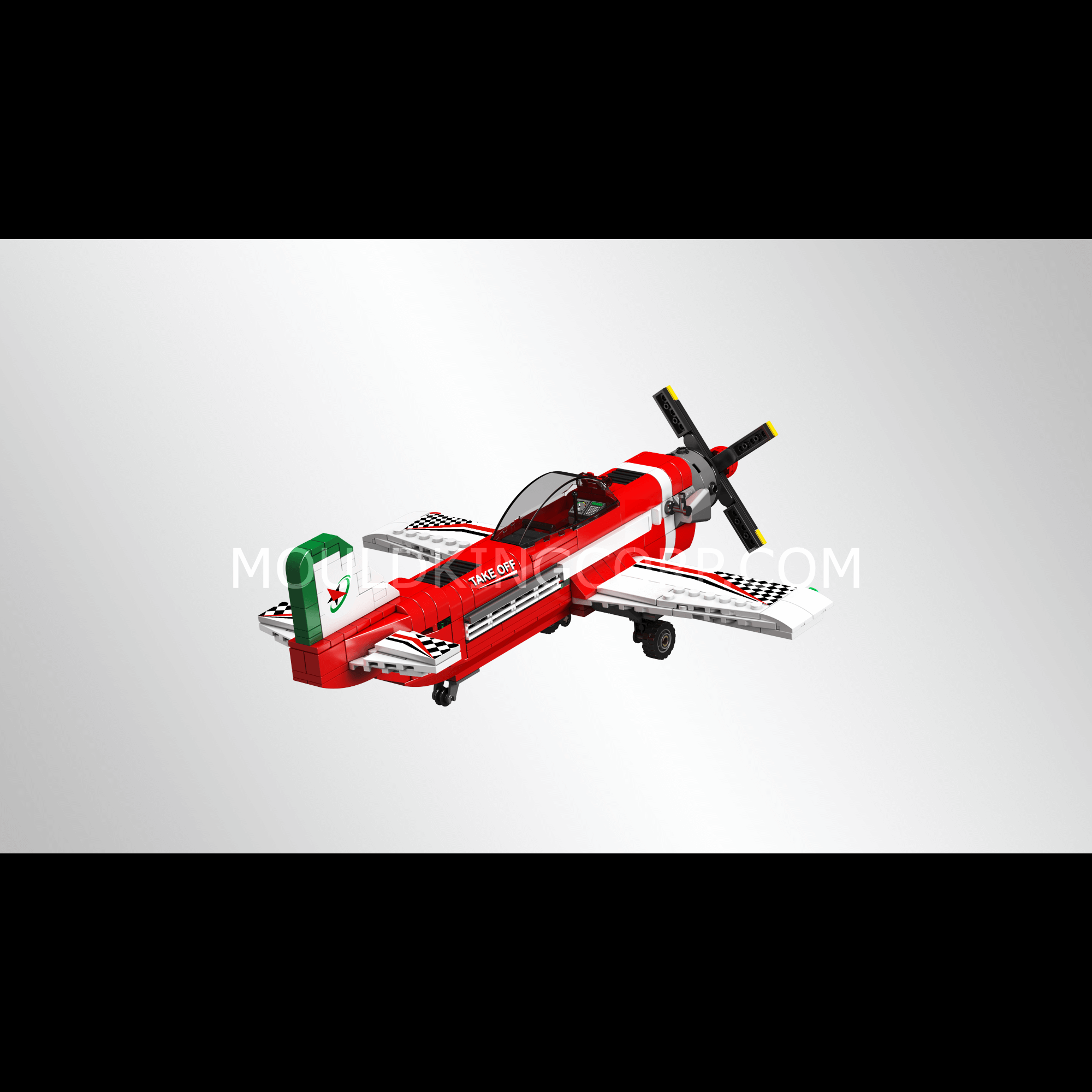 24058 Racing Airplane Model Building Set | 470 Pcs - Image 2 of 5 | TheBrickTube