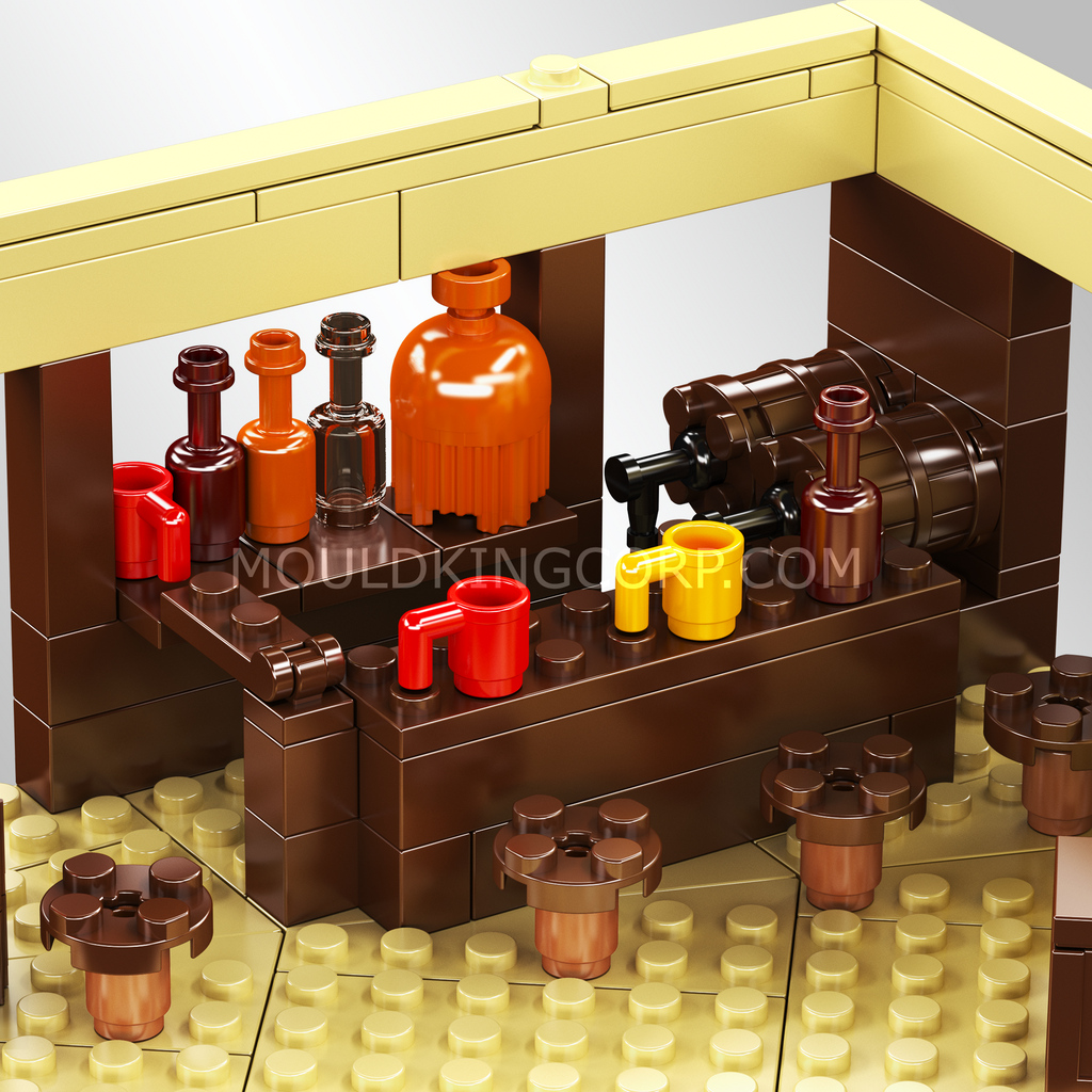 24072 Wild West Saloon Building Set | 800 Pcs - Image 2 of 4 | TheBrickTube