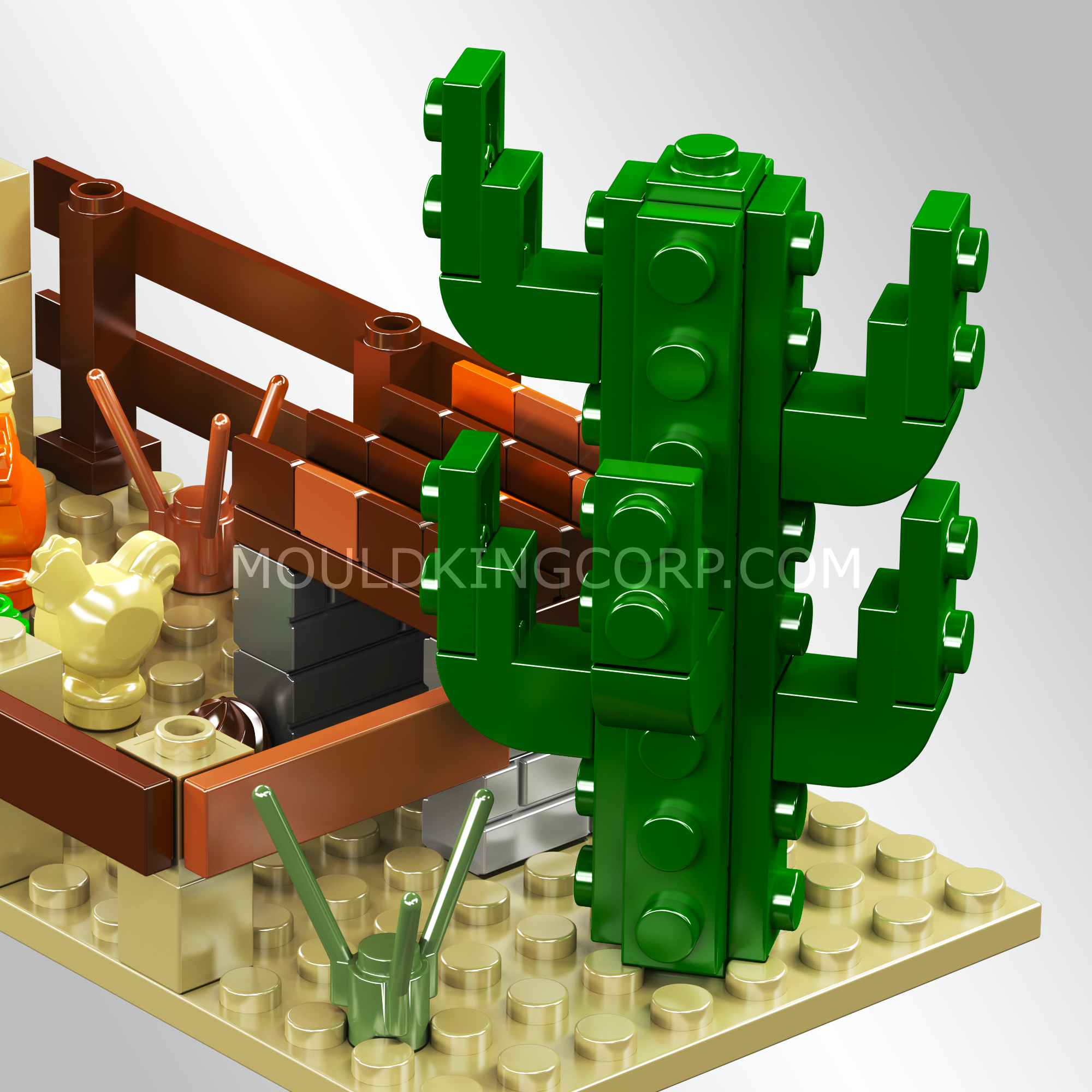24072 Wild West Saloon Building Set | 800 Pcs - Image 3 of 4 | TheBrickTube