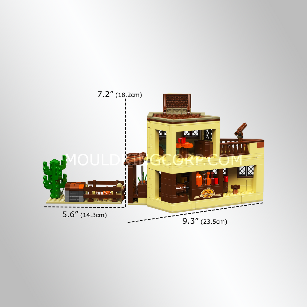 24072 Wild West Saloon Building Set | 800 Pcs - Image 4 of 4 | TheBrickTube