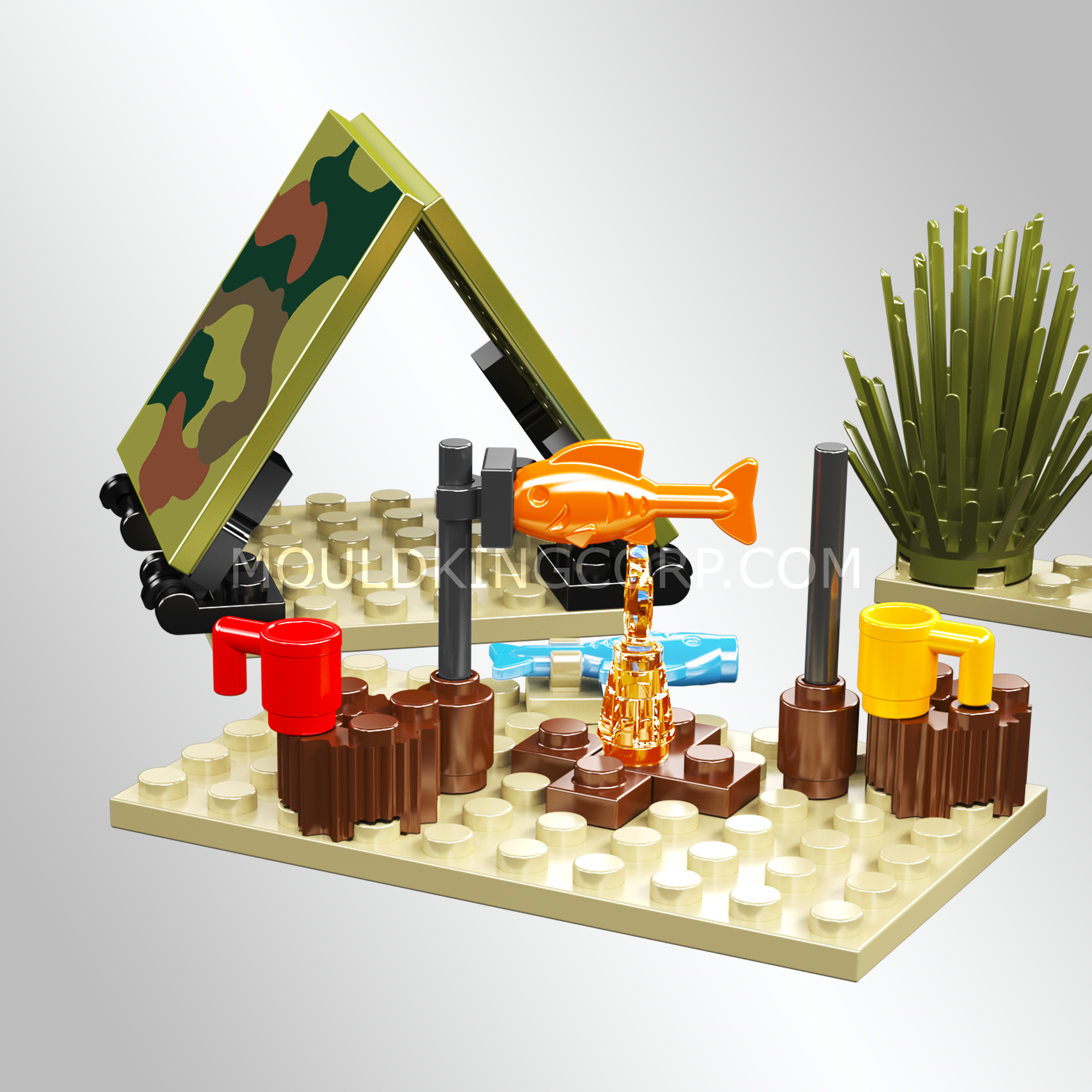 24073 Tank Rest Camp Building Set | 513 Pcs - Image 2 of 5 | TheBrickTube