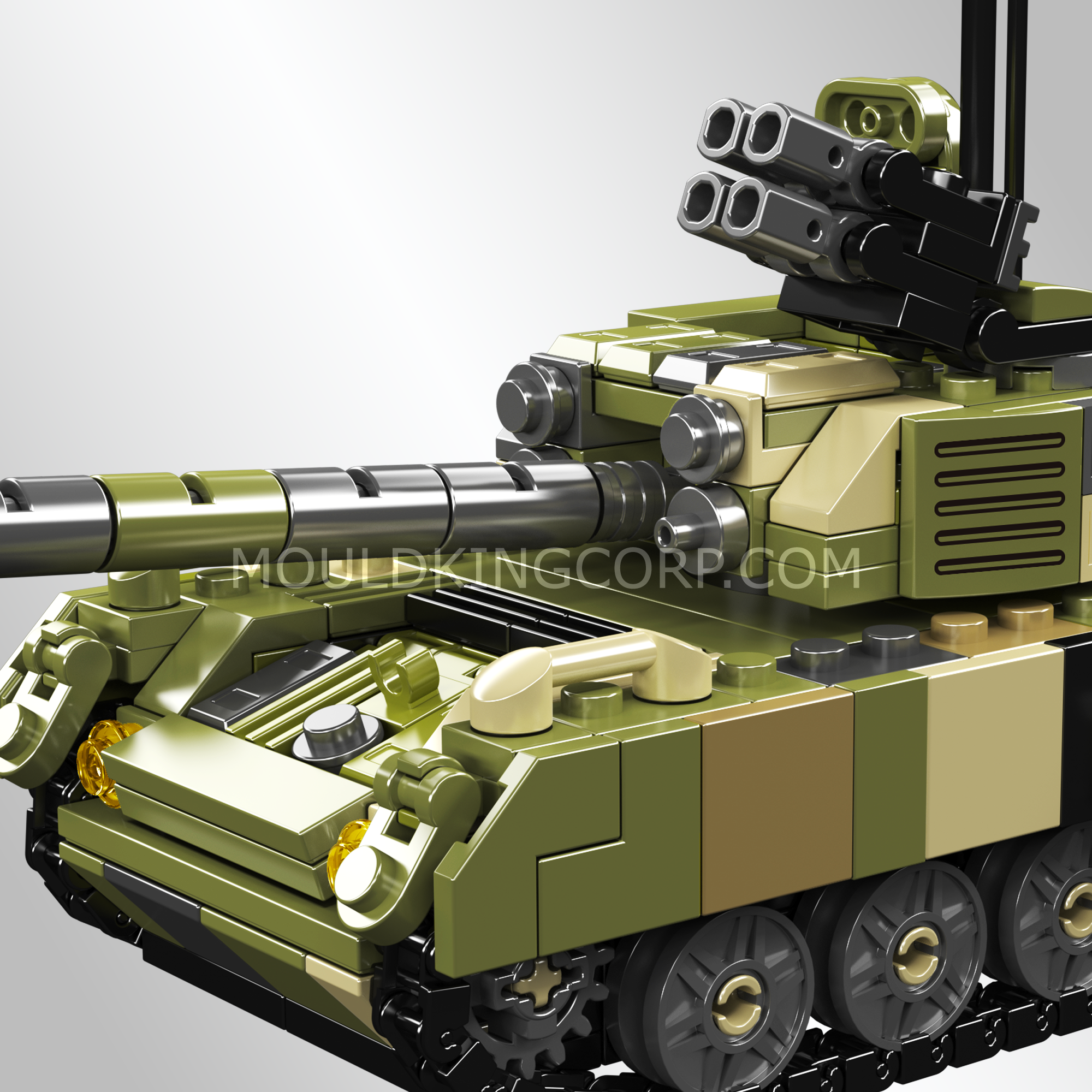 24073 Tank Rest Camp Building Set | 513 Pcs - Image 4 of 5 | TheBrickTube