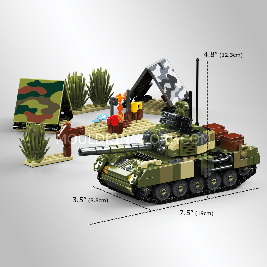 24073 Tank Rest Camp Building Set | 513 Pcs - Image 5 of 5 | TheBrickTube