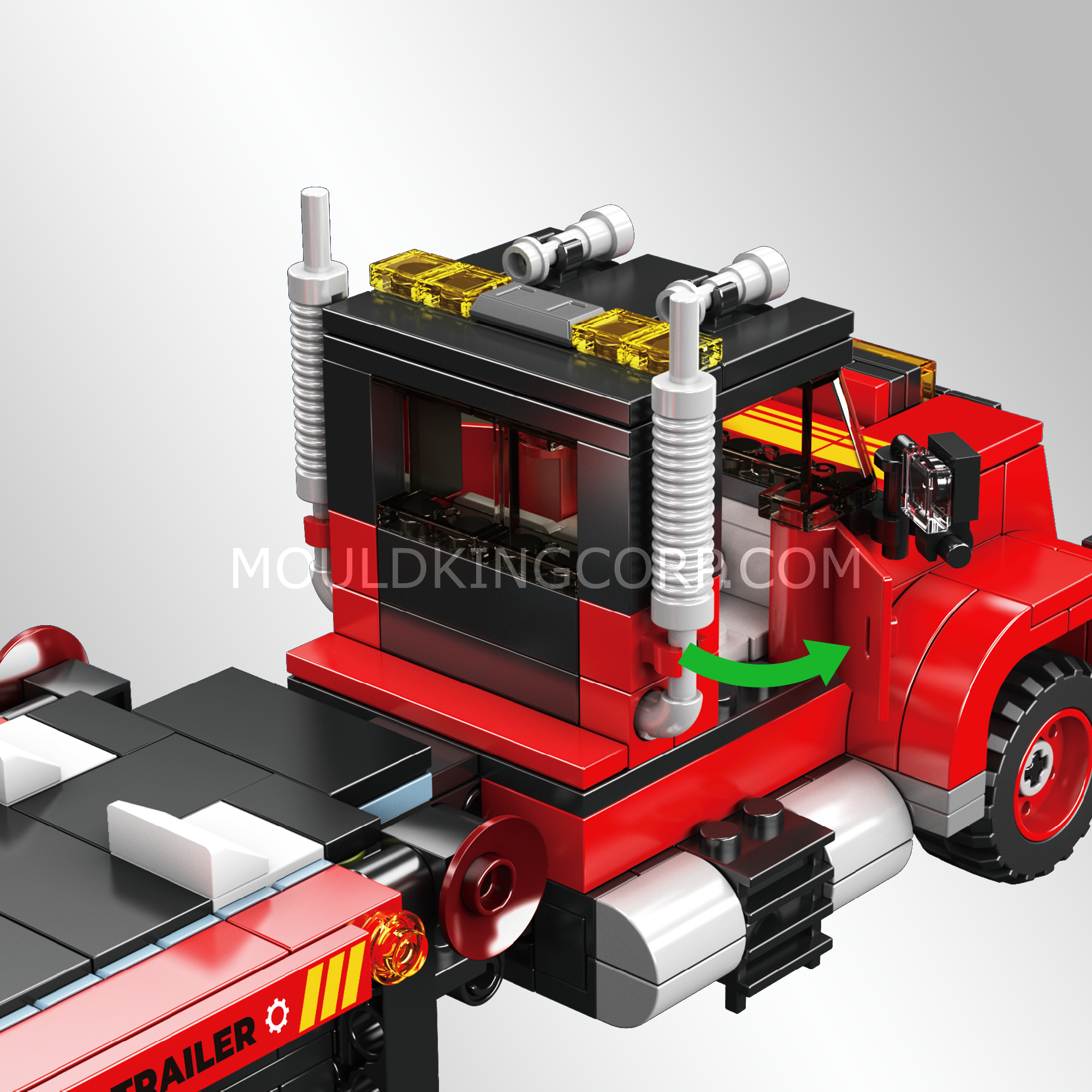 24079 Forklift Transport Truck Building Set | 906 Pcs - Image 2 of 5 | TheBrickTube