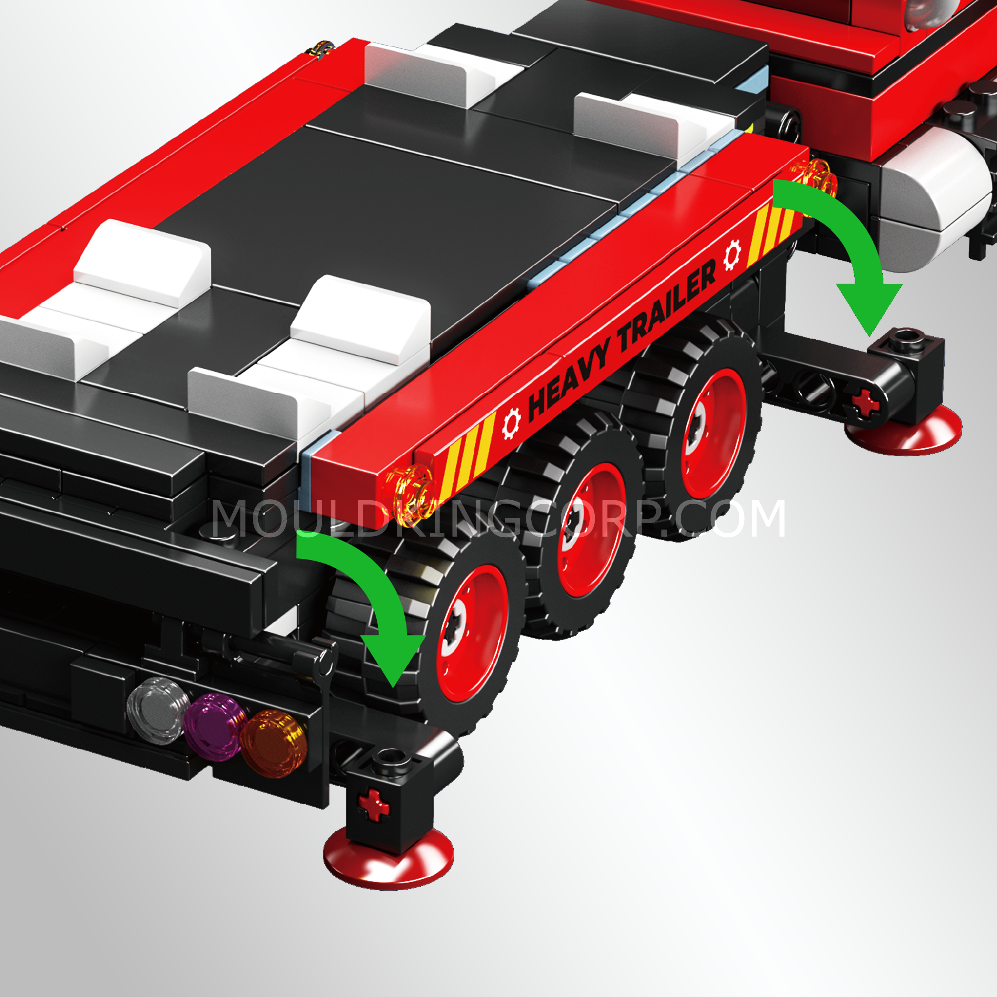 24079 Forklift Transport Truck Building Set | 906 Pcs - Image 3 of 5 | TheBrickTube