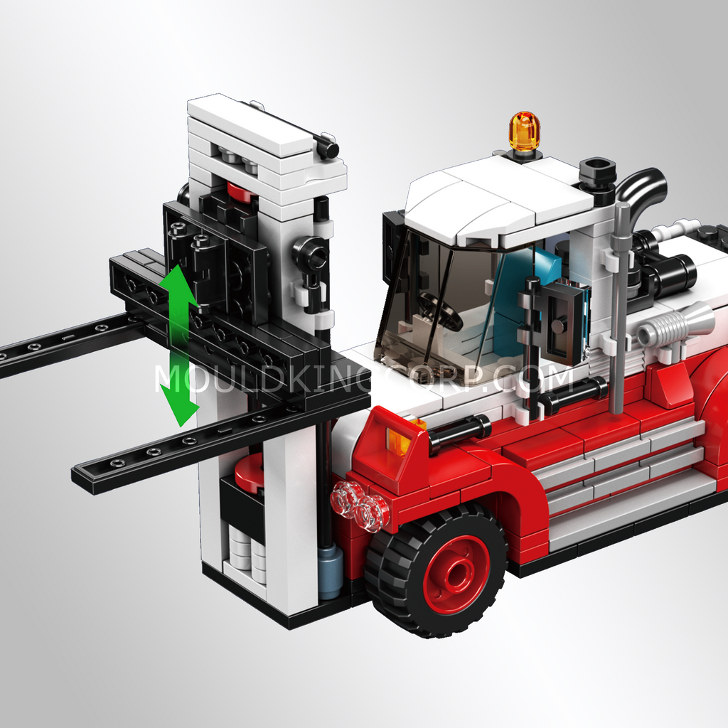 24079 Forklift Transport Truck Building Set | 906 Pcs - Image 4 of 5 | TheBrickTube