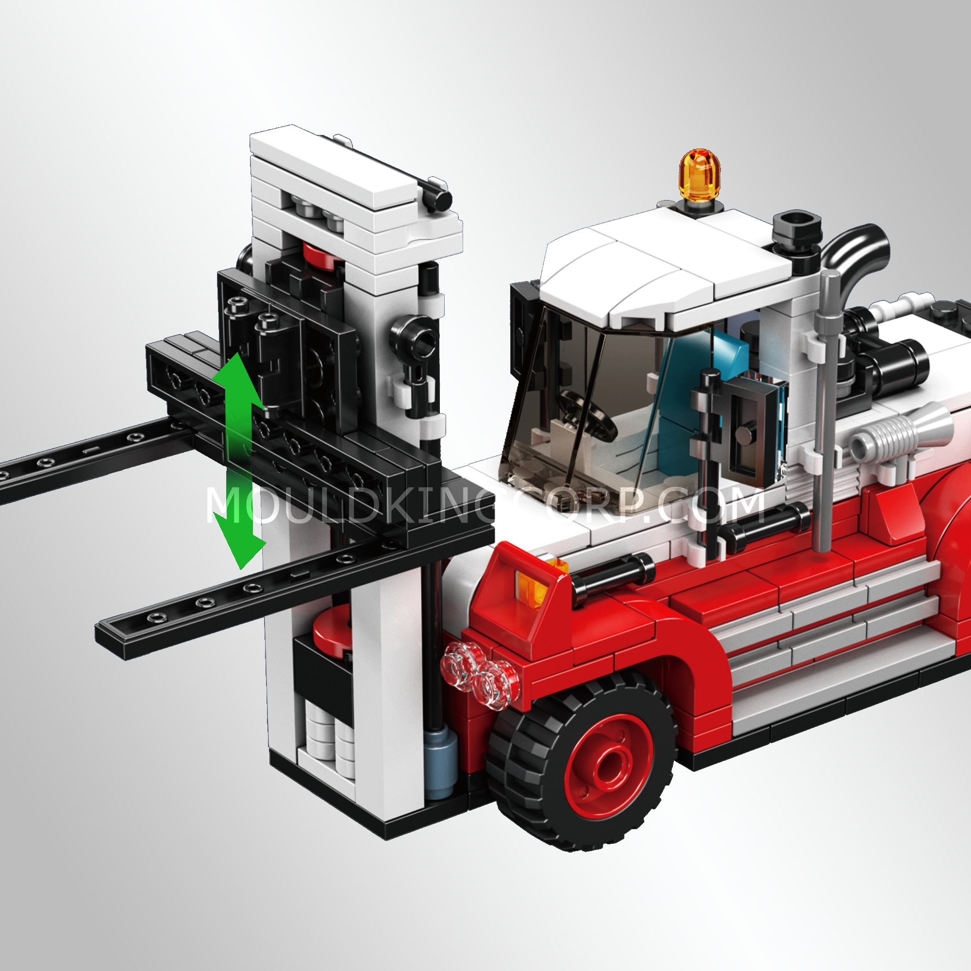 24079 Forklift Transport Truck Building Set | 906 Pcs - Image 4 of 5 | TheBrickTube