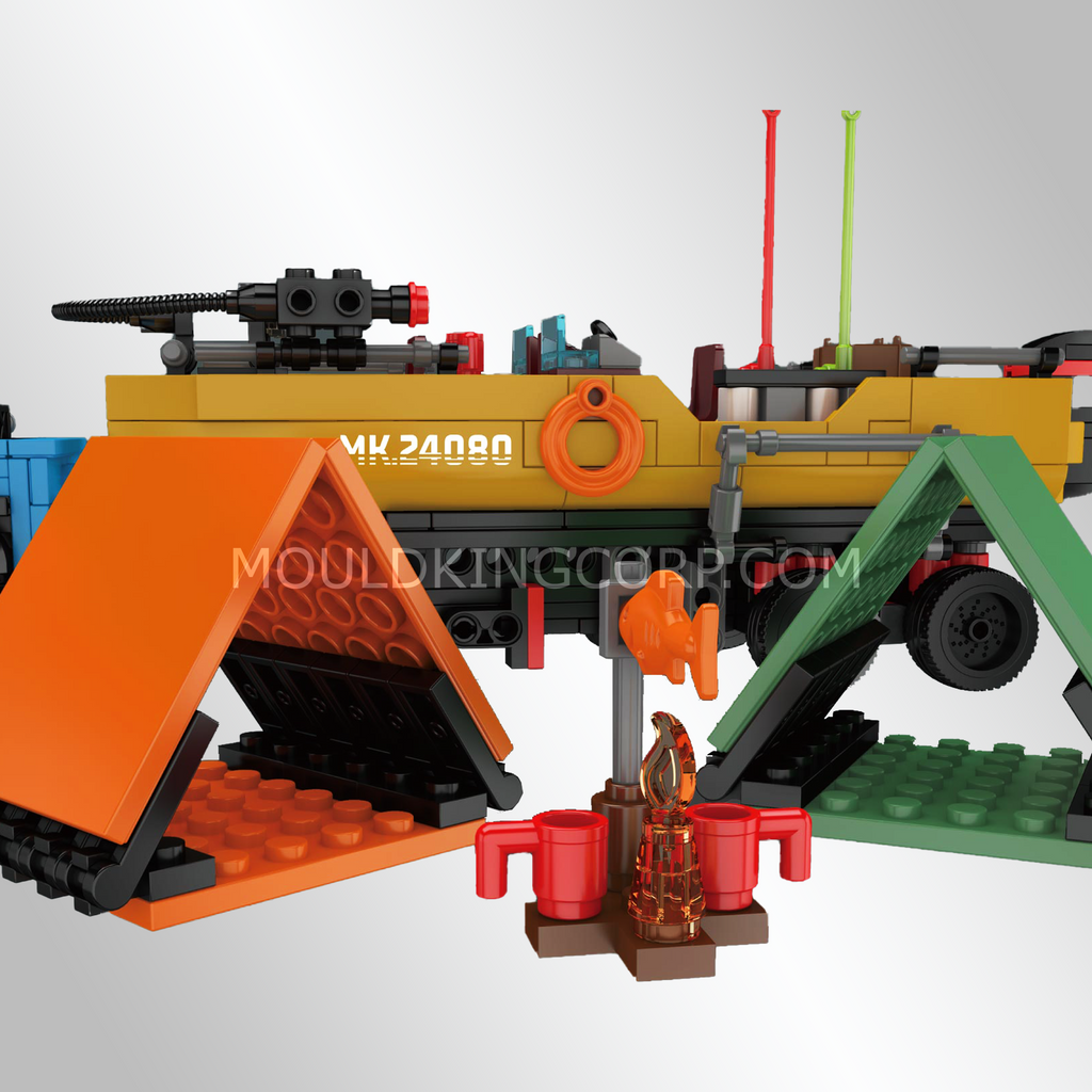 24080 Fishing Boat Trailer Building Set | 872 Pcs - Image 4 of 5 | TheBrickTube