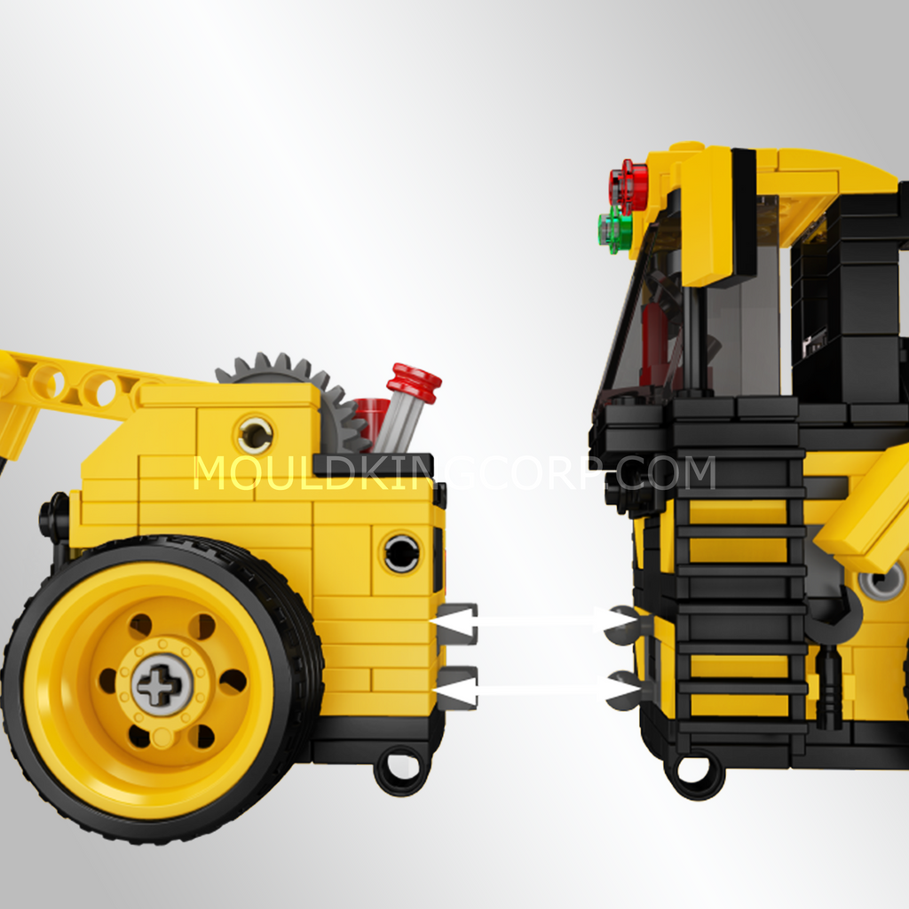 24083 Wheel Loader Construction Vehicle Building Set | 456 Pcs - Image 3 of 5 | TheBrickTube