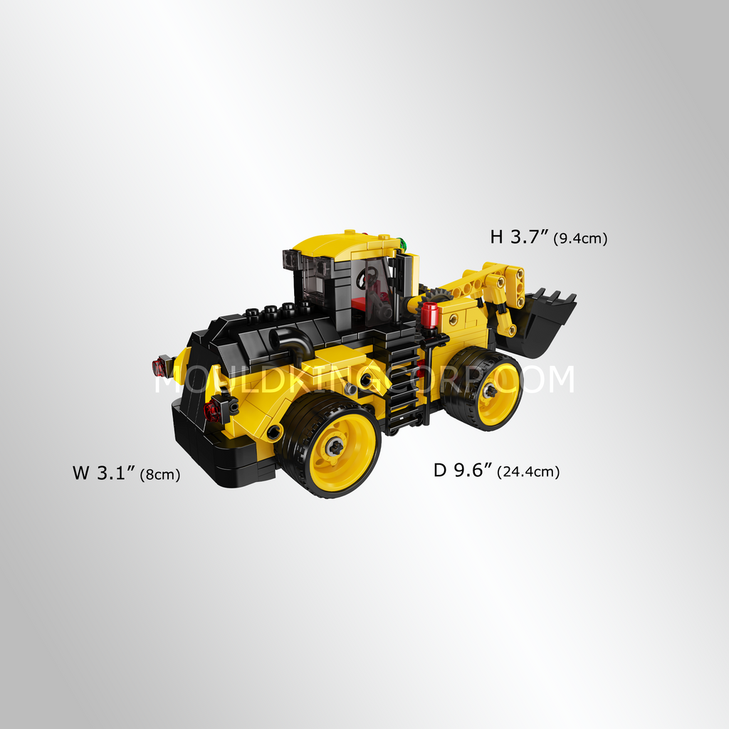 24083 Wheel Loader Construction Vehicle Building Set | 456 Pcs - Image 5 of 5 | TheBrickTube