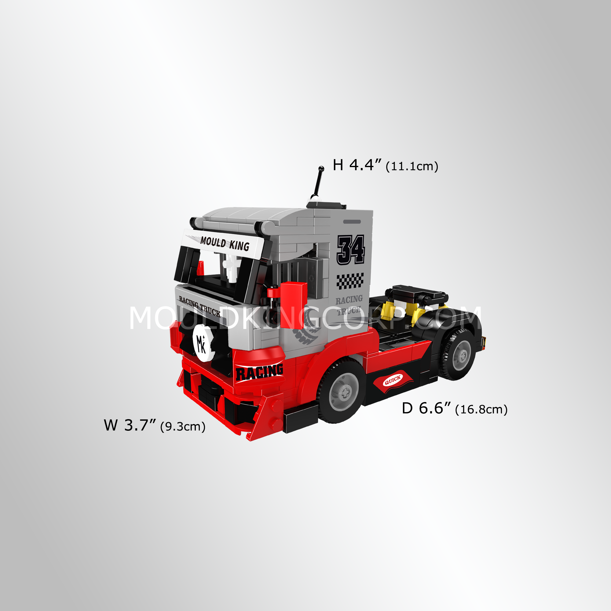 24085 Racing Truck Building Set | 491 Pieces - Image 4 of 4 | TheBrickTube