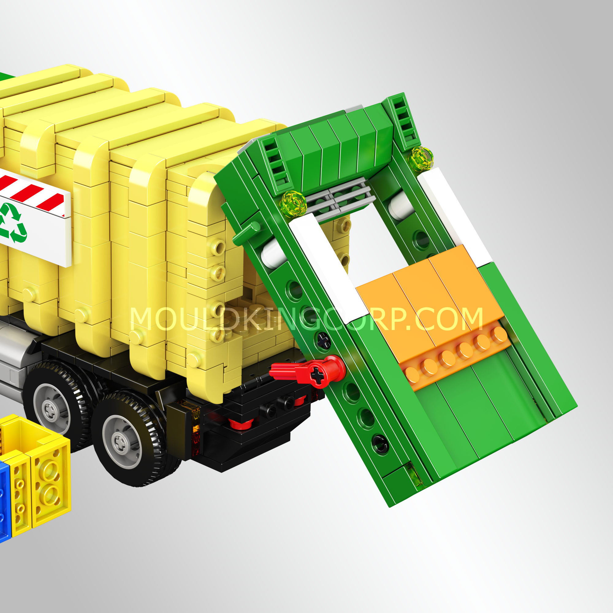 24088 Eco-Friendly Garbage Truck Building Set | 646 Pcs - Image 3 of 4 | TheBrickTube