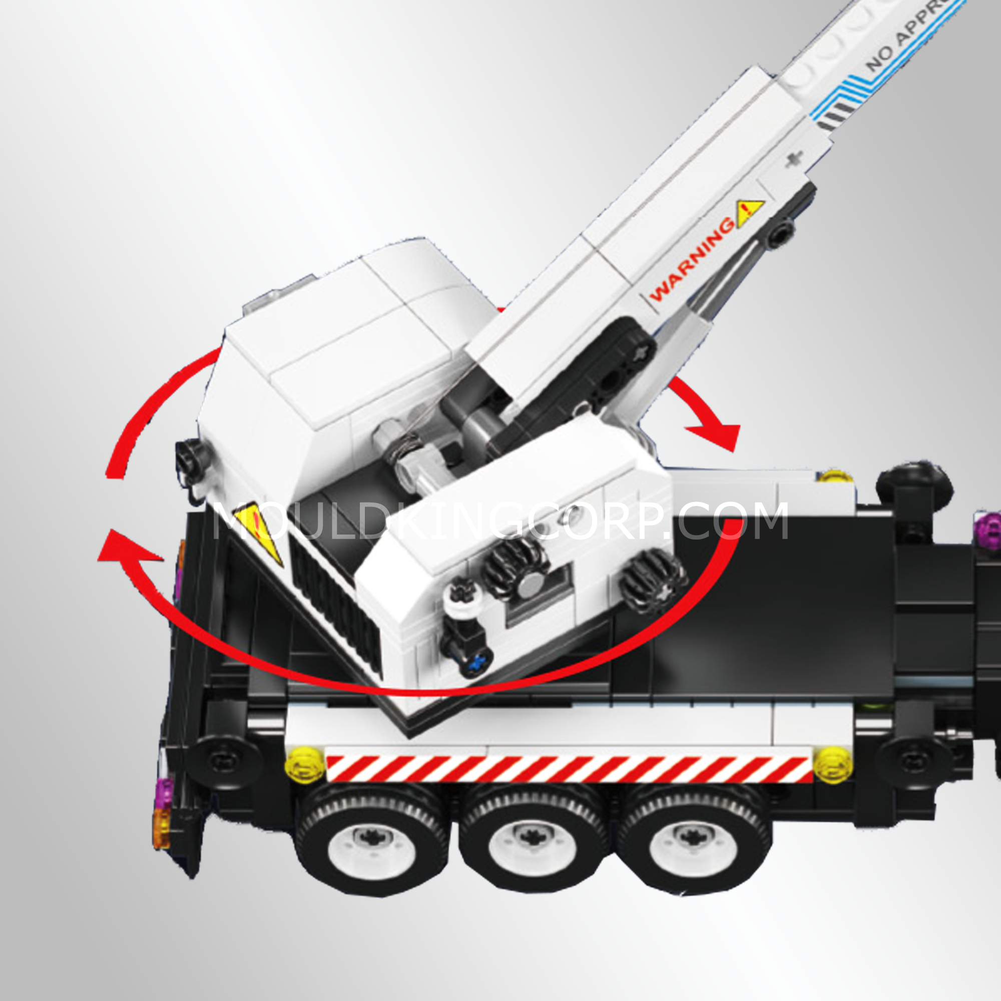 24092 Service Crane Truck Building Set | 670 Pcs - Image 3 of 5 | TheBrickTube
