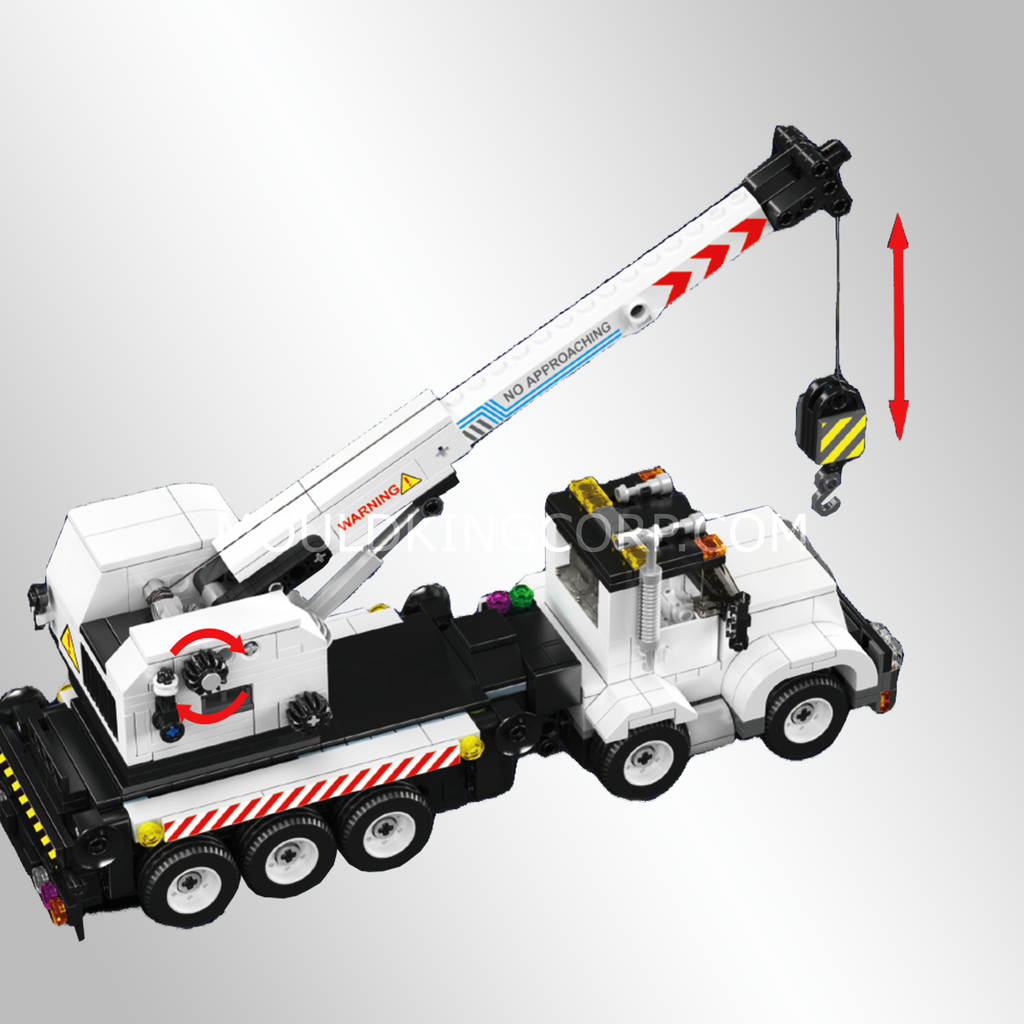 24092 Service Crane Truck Building Set | 670 Pcs - Image 4 of 5 | TheBrickTube