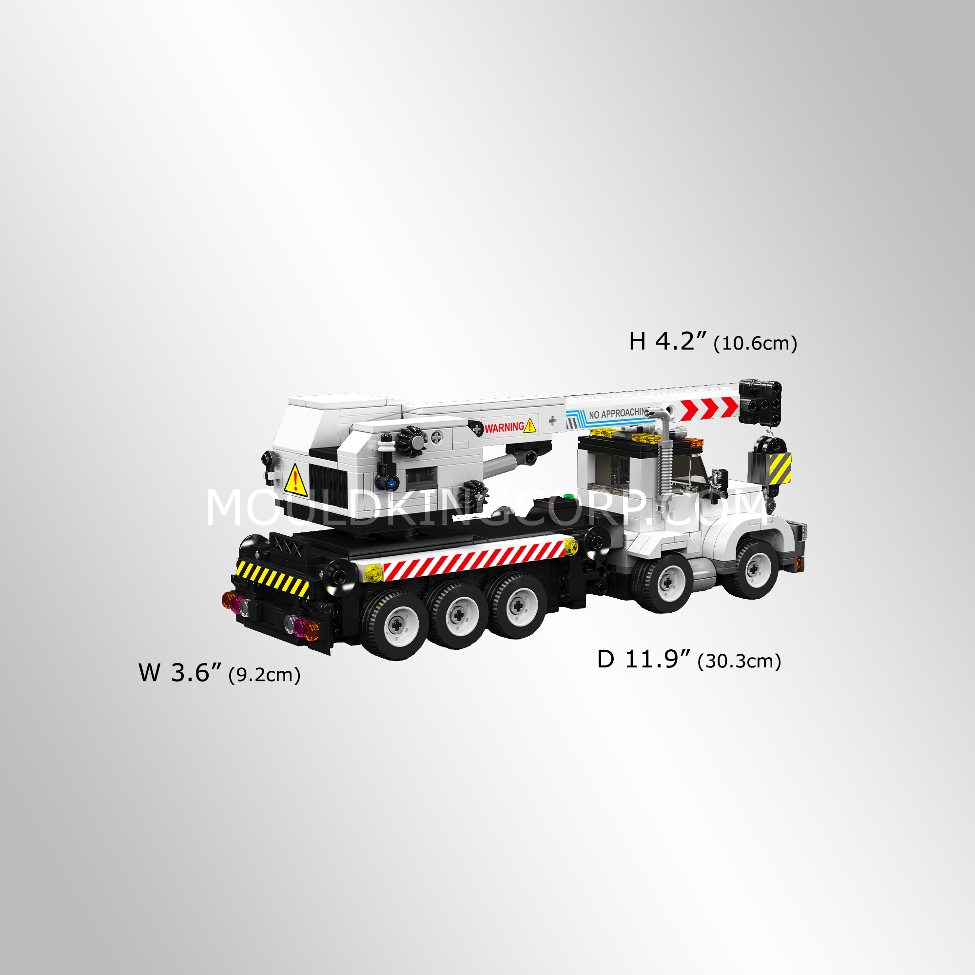 24092 Service Crane Truck Building Set | 670 Pcs - Image 5 of 5 | TheBrickTube