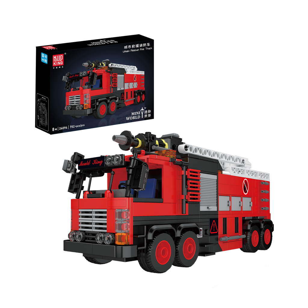 24094 Urban Rescue Fire Truck Building Set | 752 Pcs - Main Image | TheBrickTube