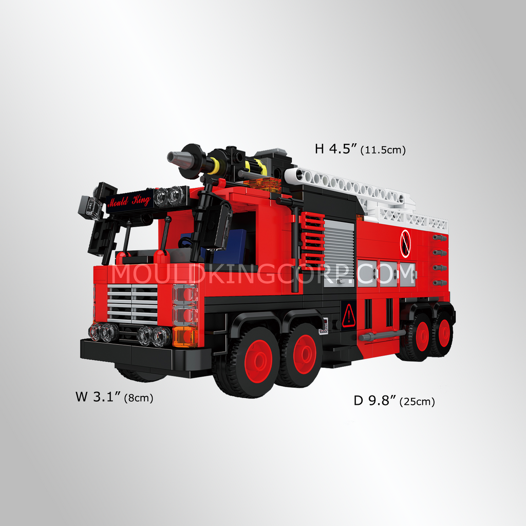 24094 Urban Rescue Fire Truck Building Set | 752 Pcs - Image 5 of 5 | TheBrickTube