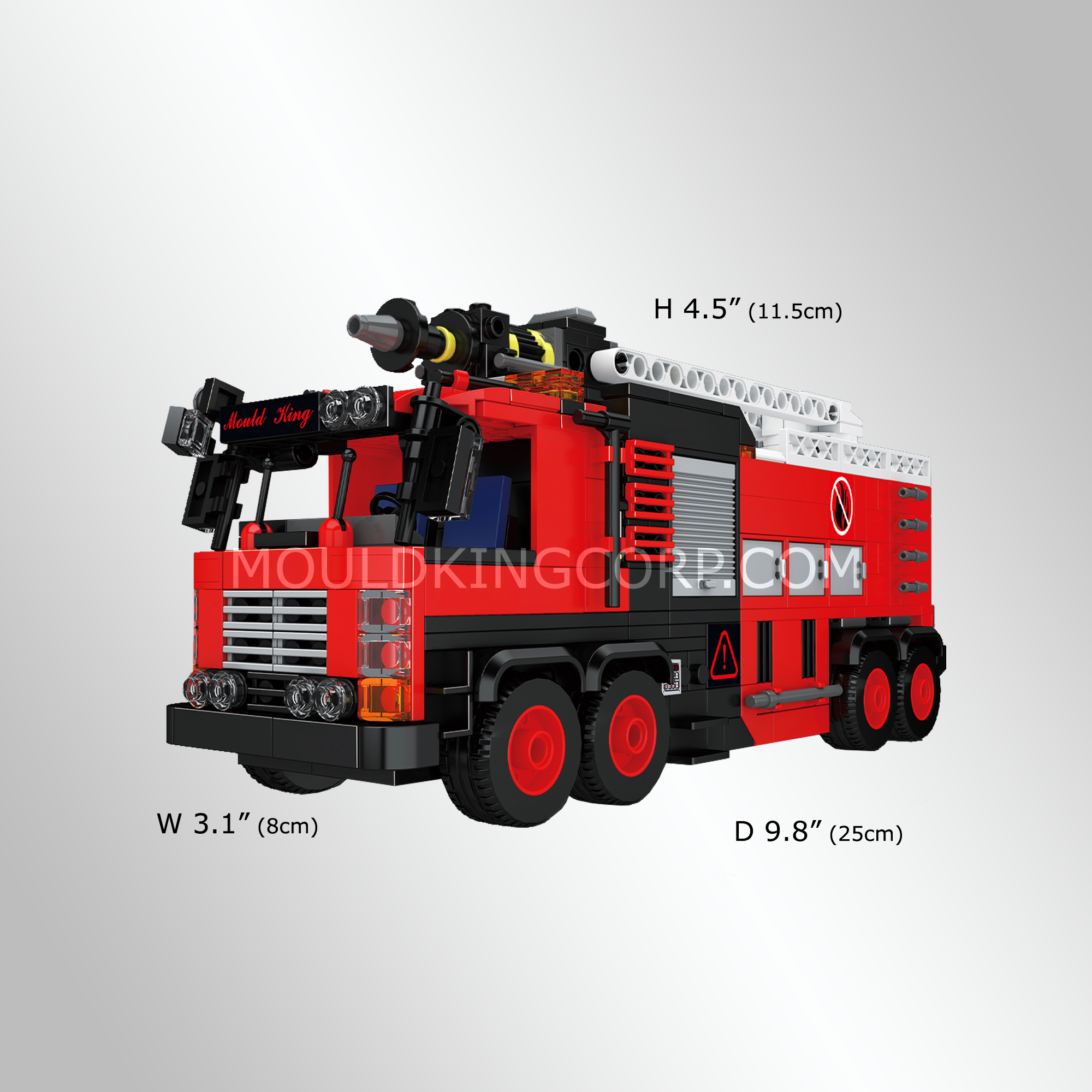 24094 Urban Rescue Fire Truck Building Set | 752 Pcs - Image 5 of 5 | TheBrickTube