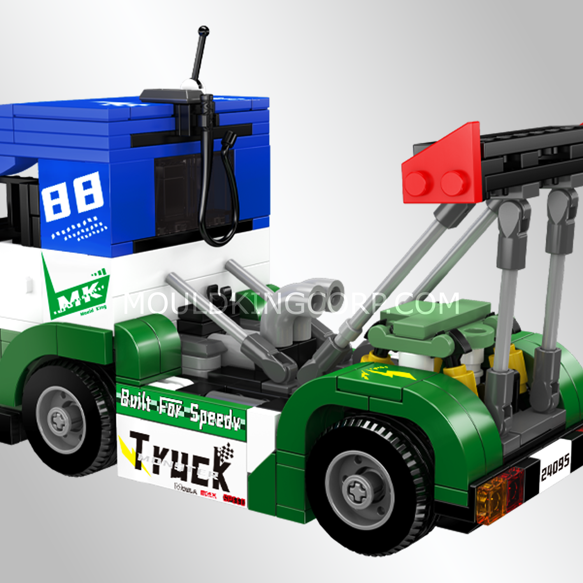 24095 Low-Profile Racing Truck Building Set | 510 Pcs - Image 3 of 4 | TheBrickTube