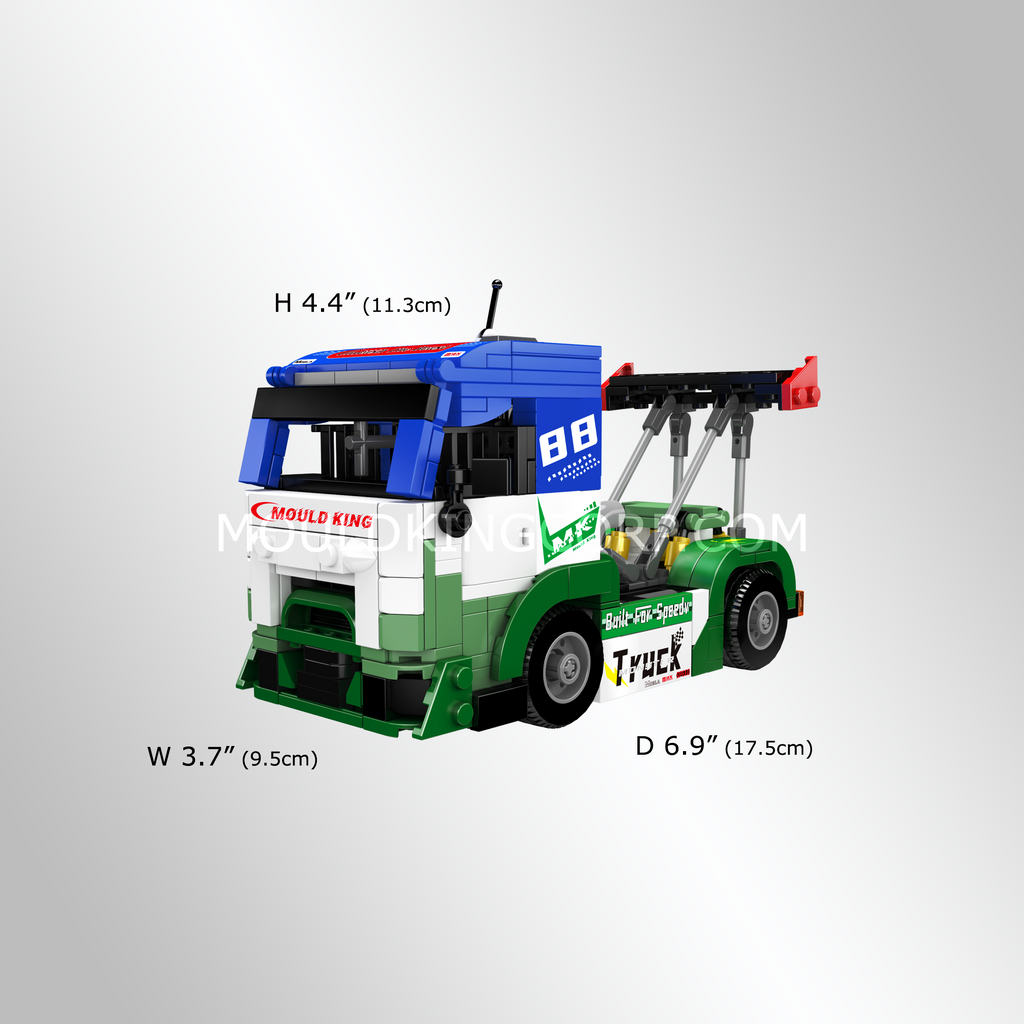24095 Low-Profile Racing Truck Building Set | 510 Pcs - Image 4 of 4 | TheBrickTube